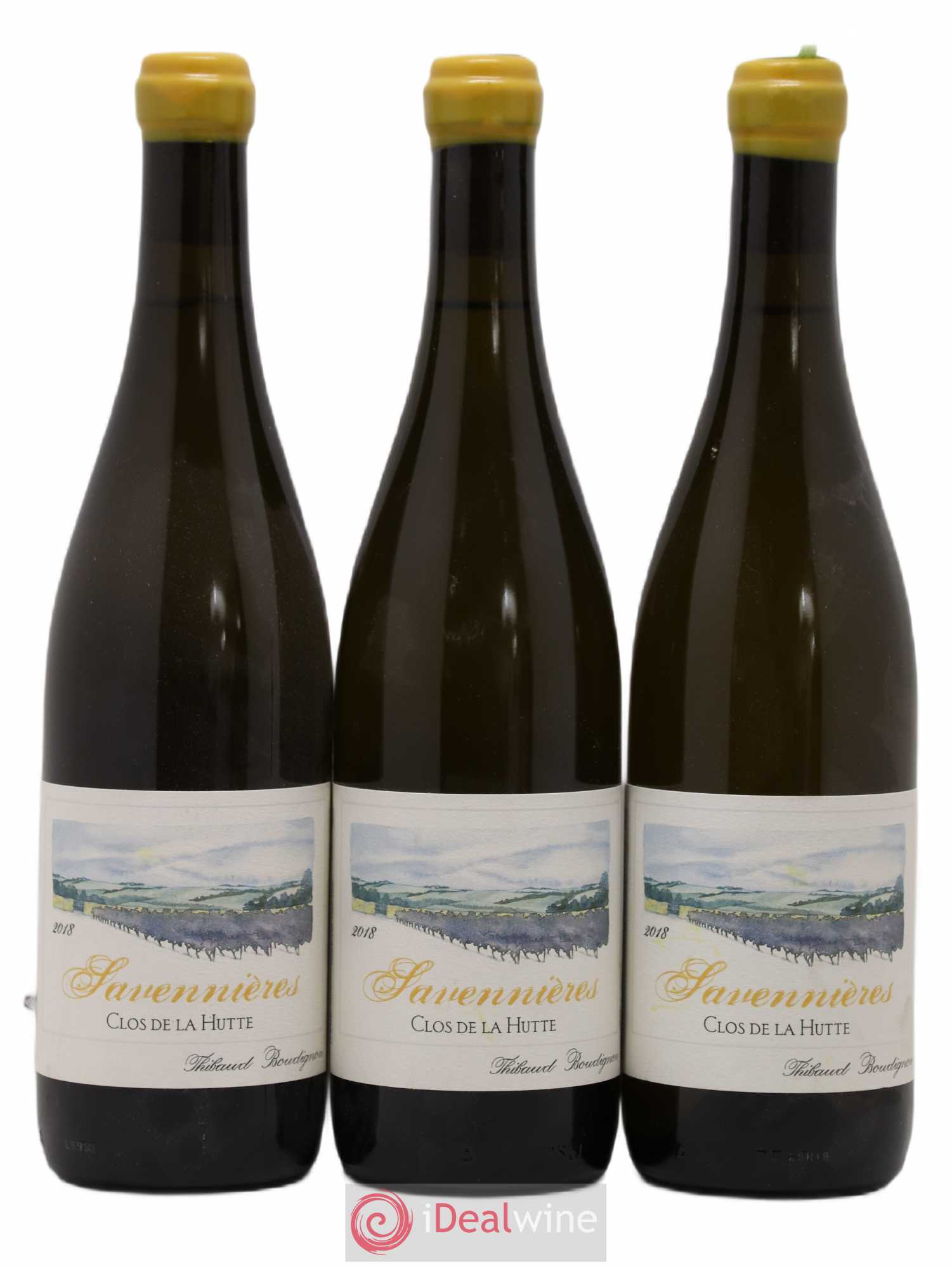 Savennières Clos de la Hutte Thibaud Boudignon 2018 - Lot de 3 bouteilles - 0