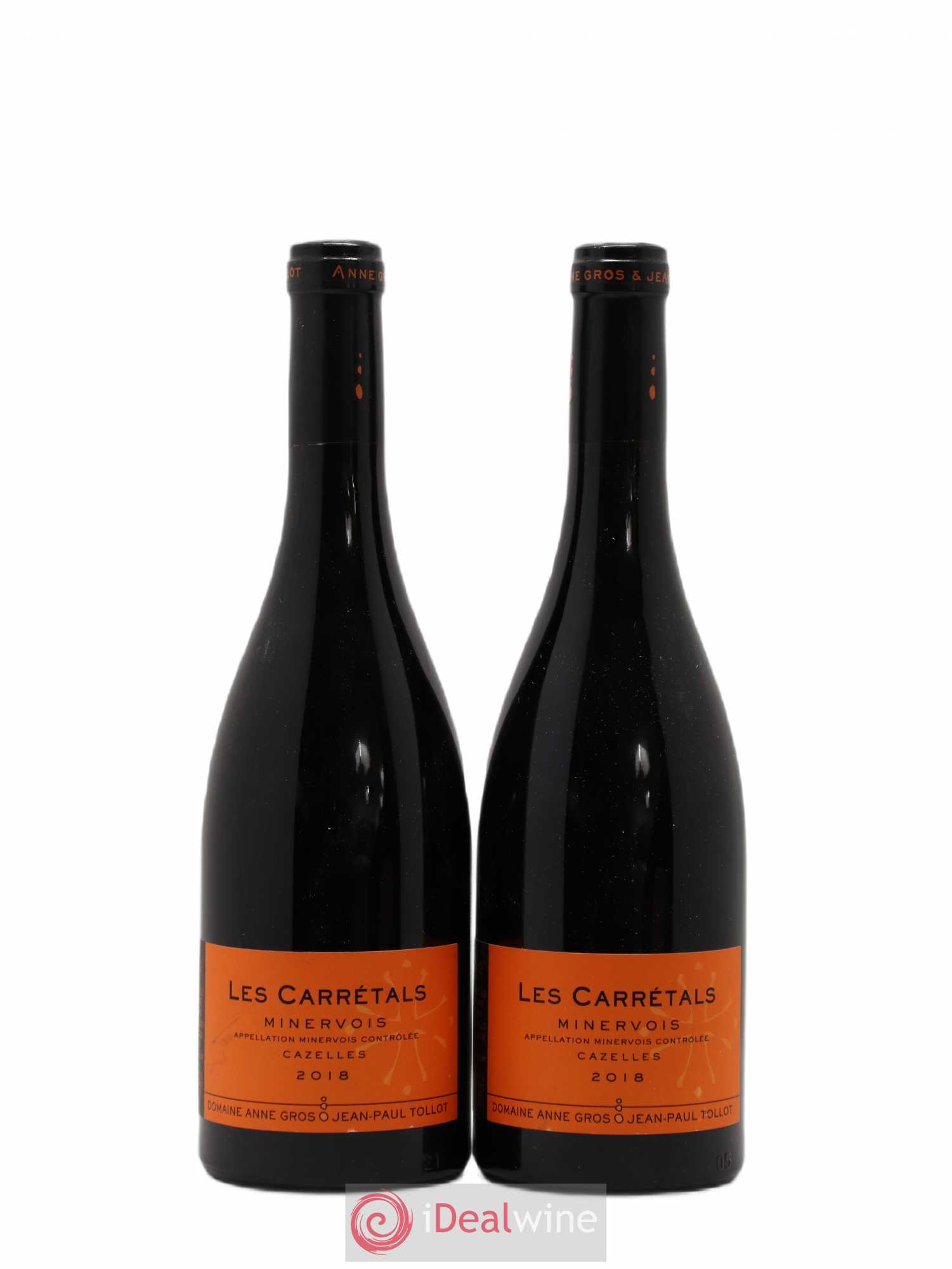 Minervois Les Carrétals Anne Gros et Jean-Paul Tollot 2018 - Posten von 2 Flaschen - 0