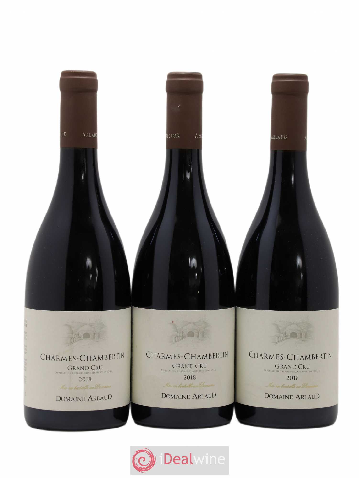 Charmes-Chambertin Grand Cru Arlaud 2018 - Lot de 3 bouteilles - 0
