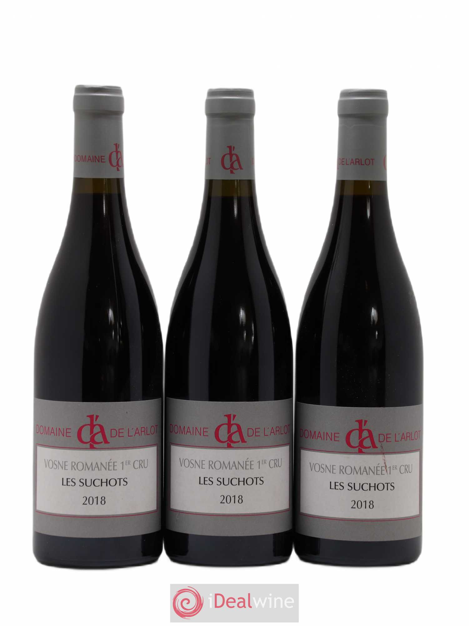 Vosne-Romanée 1er Cru Les Suchots Domaine de l'Arlot 2018 - Lot de 3 bouteilles - 0
