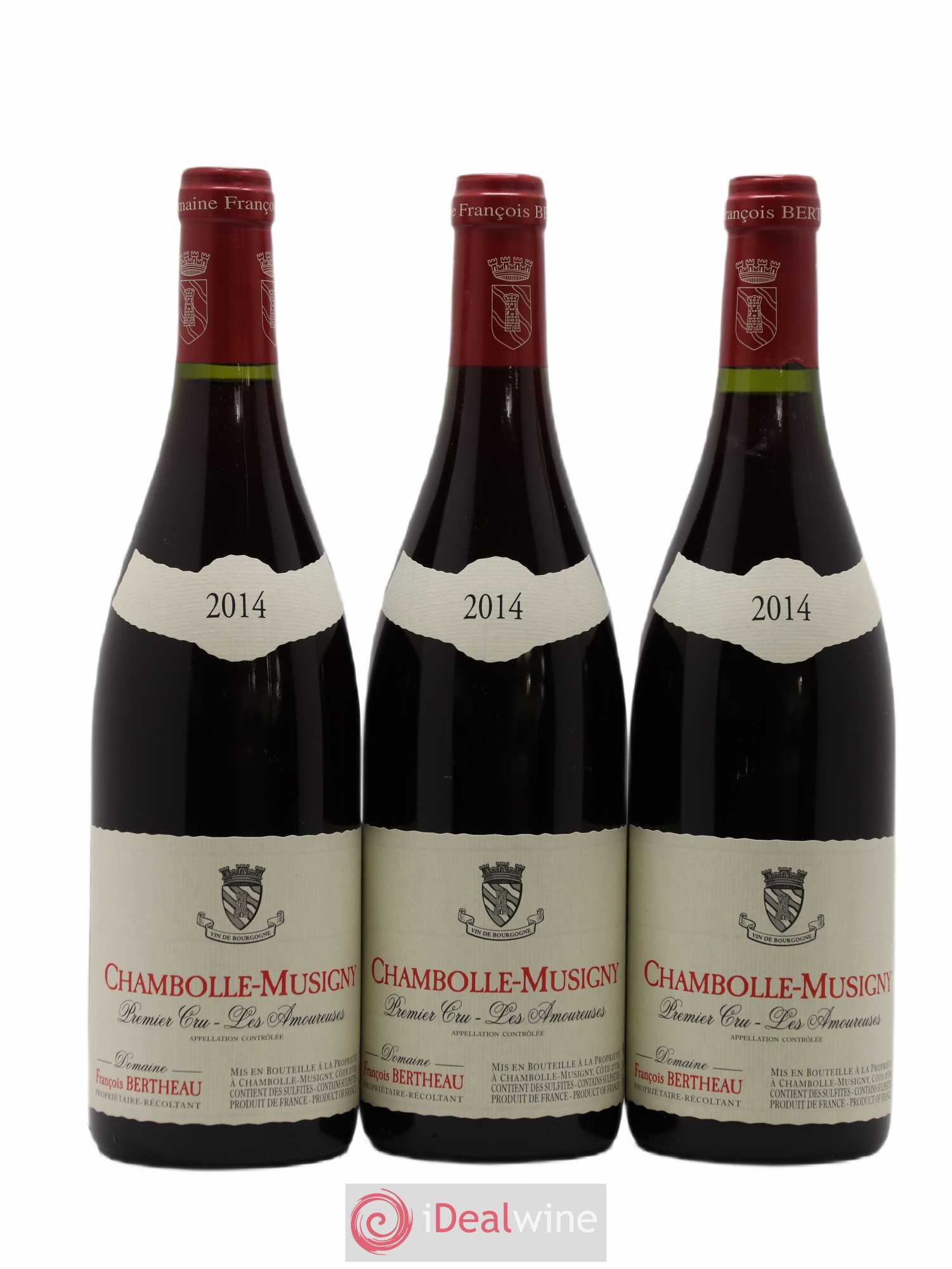 Chambolle-Musigny 1er Cru Les Amoureuses François Bertheau 2014 - Lot de 3 bouteilles - 0