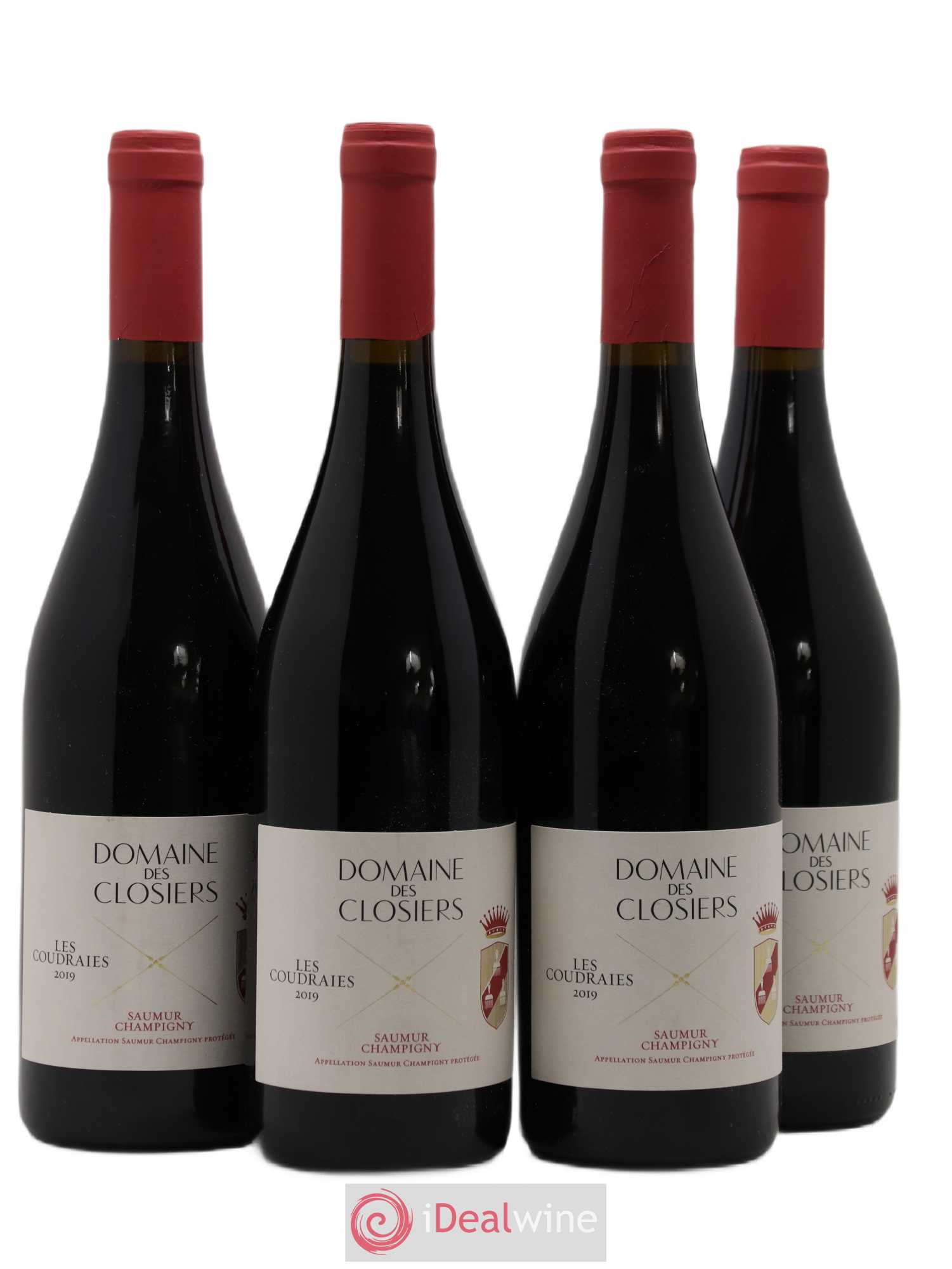 Saumur-Champigny Les Coudraies Domaine des Closiers 2019 - Lot de 4 bouteilles - 0