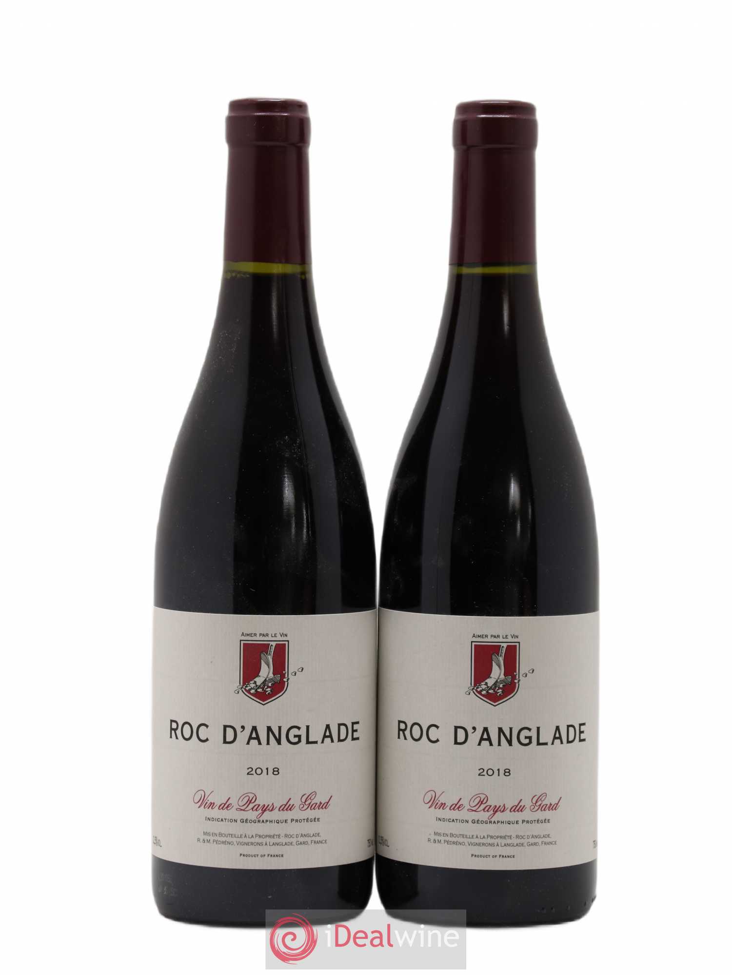 Gard Roc d'Anglade Rémy Pédréno 2018 - Lot of 2 bottles - 0