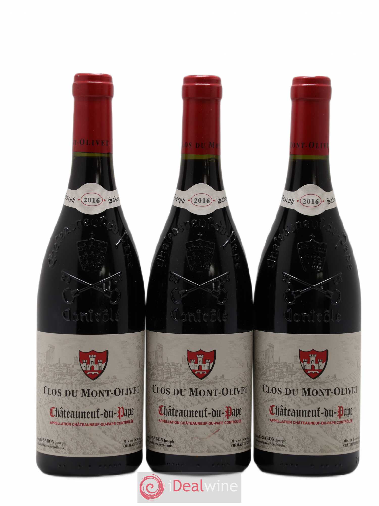 Châteauneuf-du-Pape Clos du Mont-Olivet 2016 - Lot de 3 bouteilles - 0