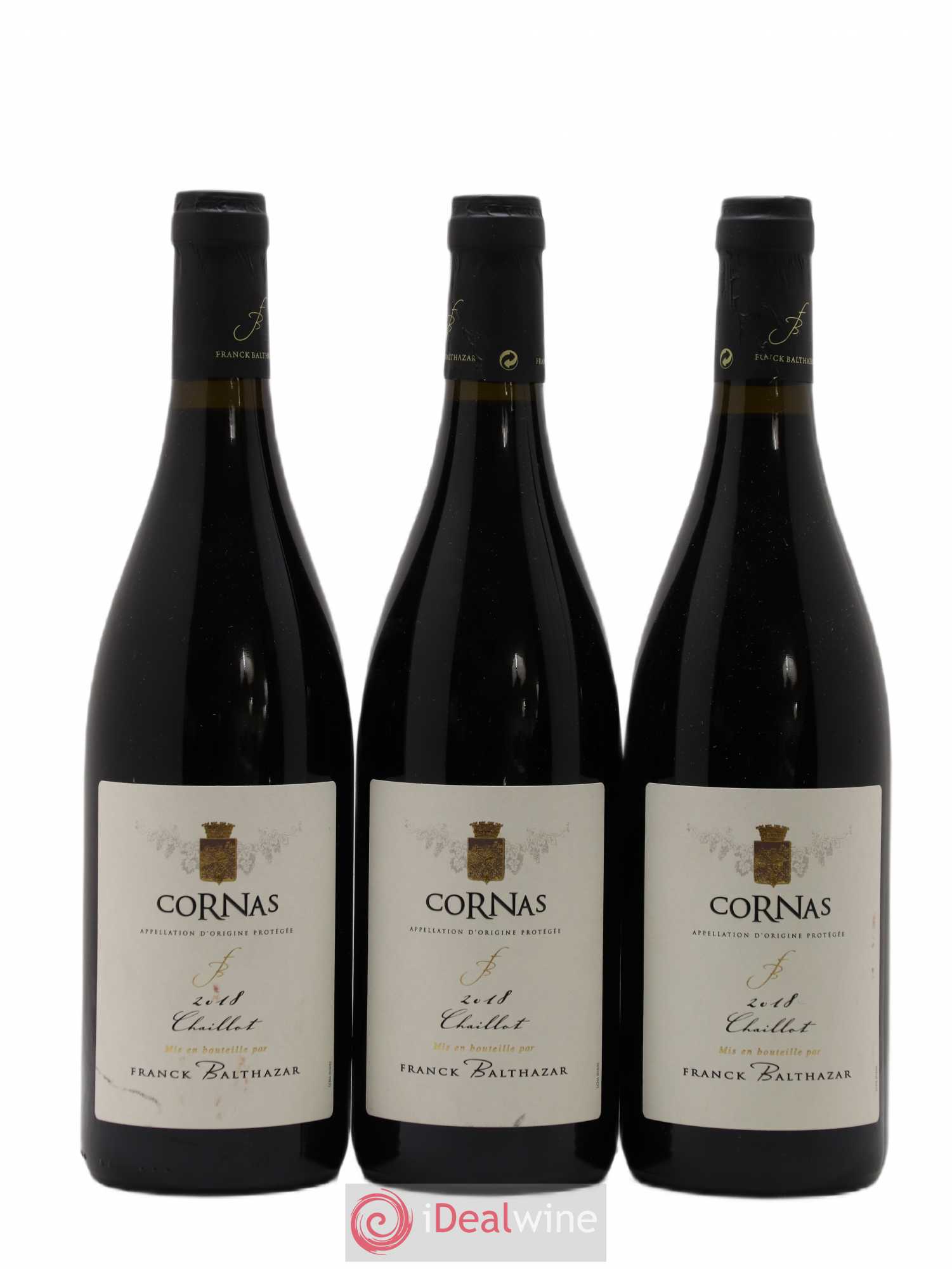 Cornas Chaillot Franck Balthazar (Domaine) 2018 - Lot de 3 bouteilles - 0