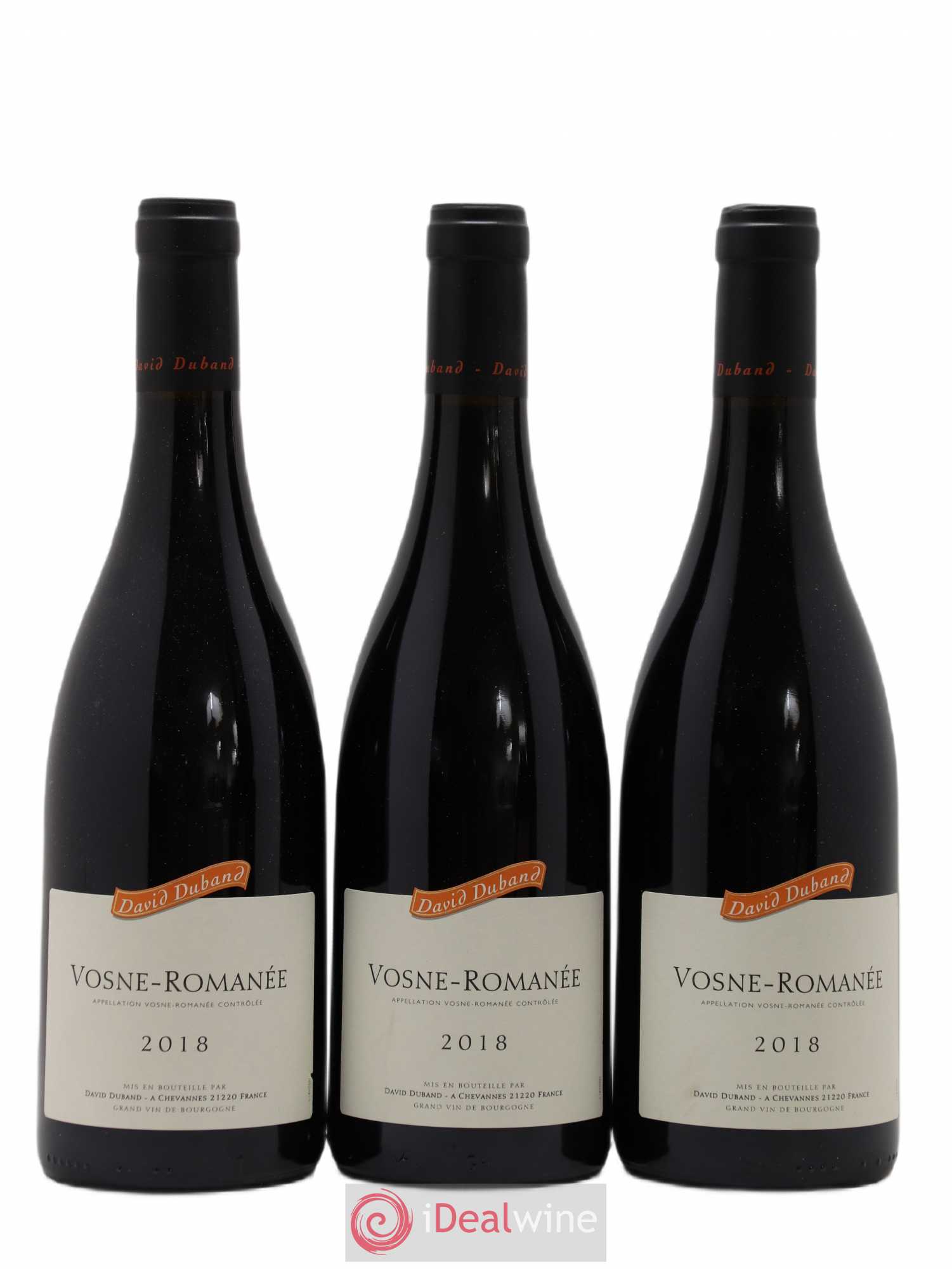 Vosne-Romanée David Duband (Domaine) 2018 - Lot de 3 bouteilles - 0