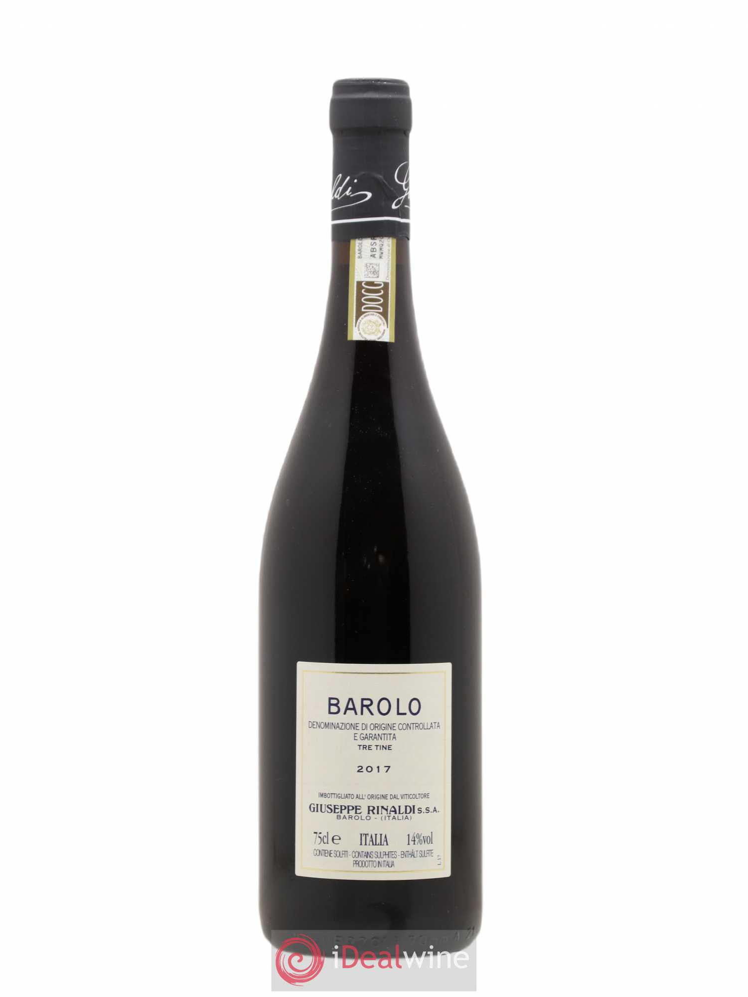 Barolo DOCG Tre Tine Giuseppe Rinaldi 2017 - Posten von 1 Flasche - 1