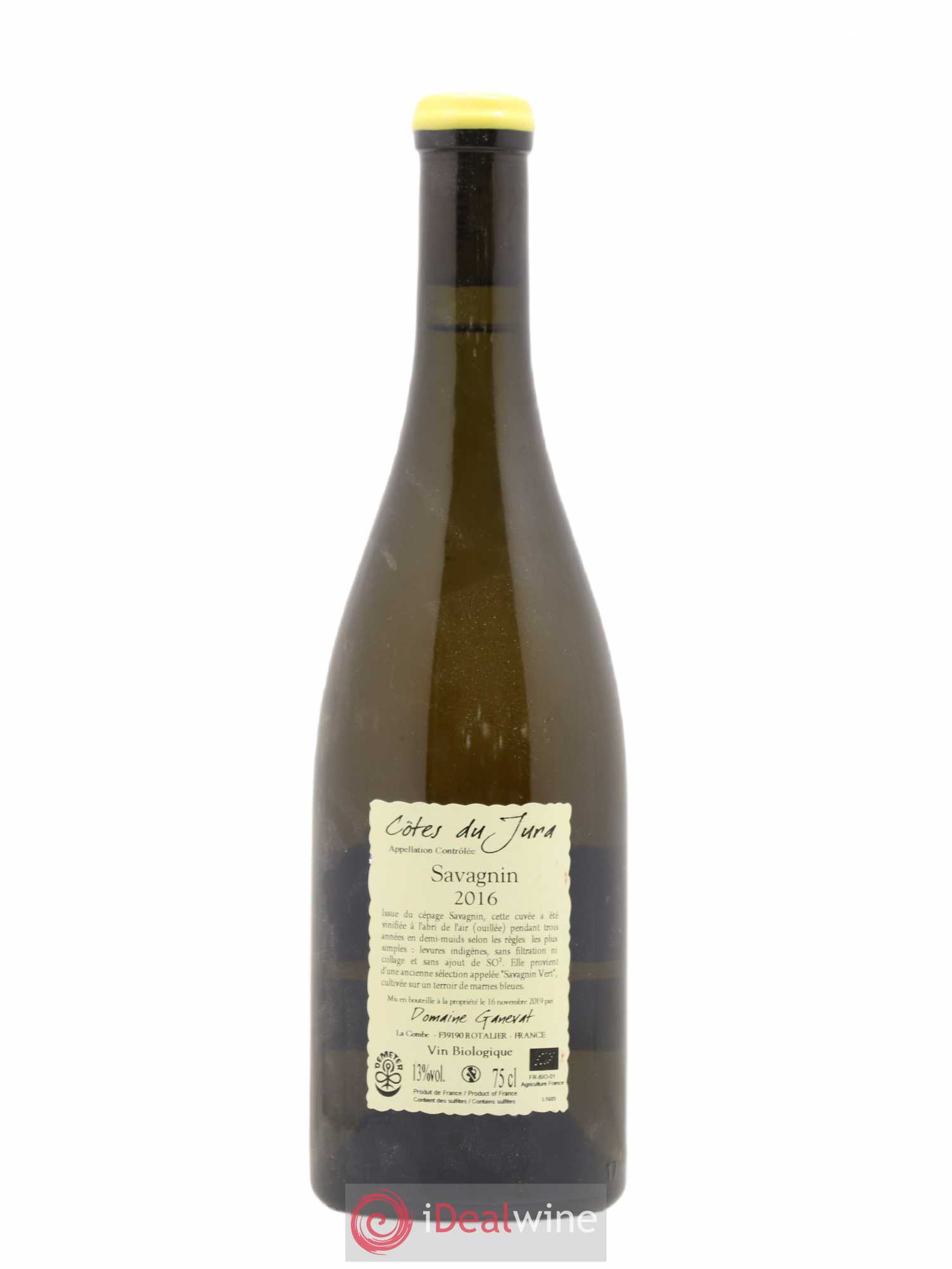 Côtes du Jura Les Chalasses Marnes Bleues Jean-François Ganevat (Domaine) 2016 - Lot de 1 bouteille - 1