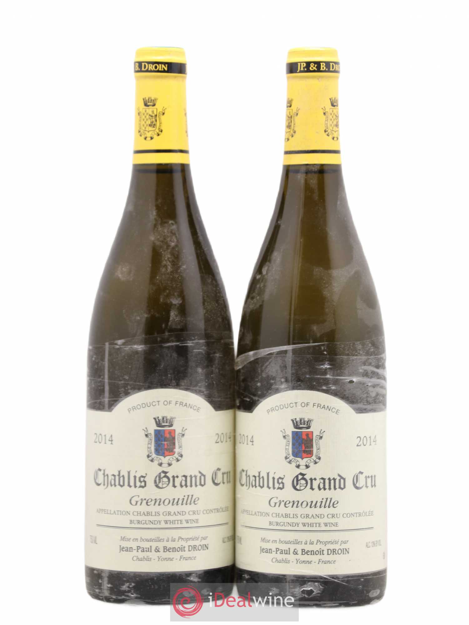Chablis Grand Cru Grenouilles Jean-Paul & Benoît Droin (Domaine) 2014 - Lot de 2 bouteilles - 0