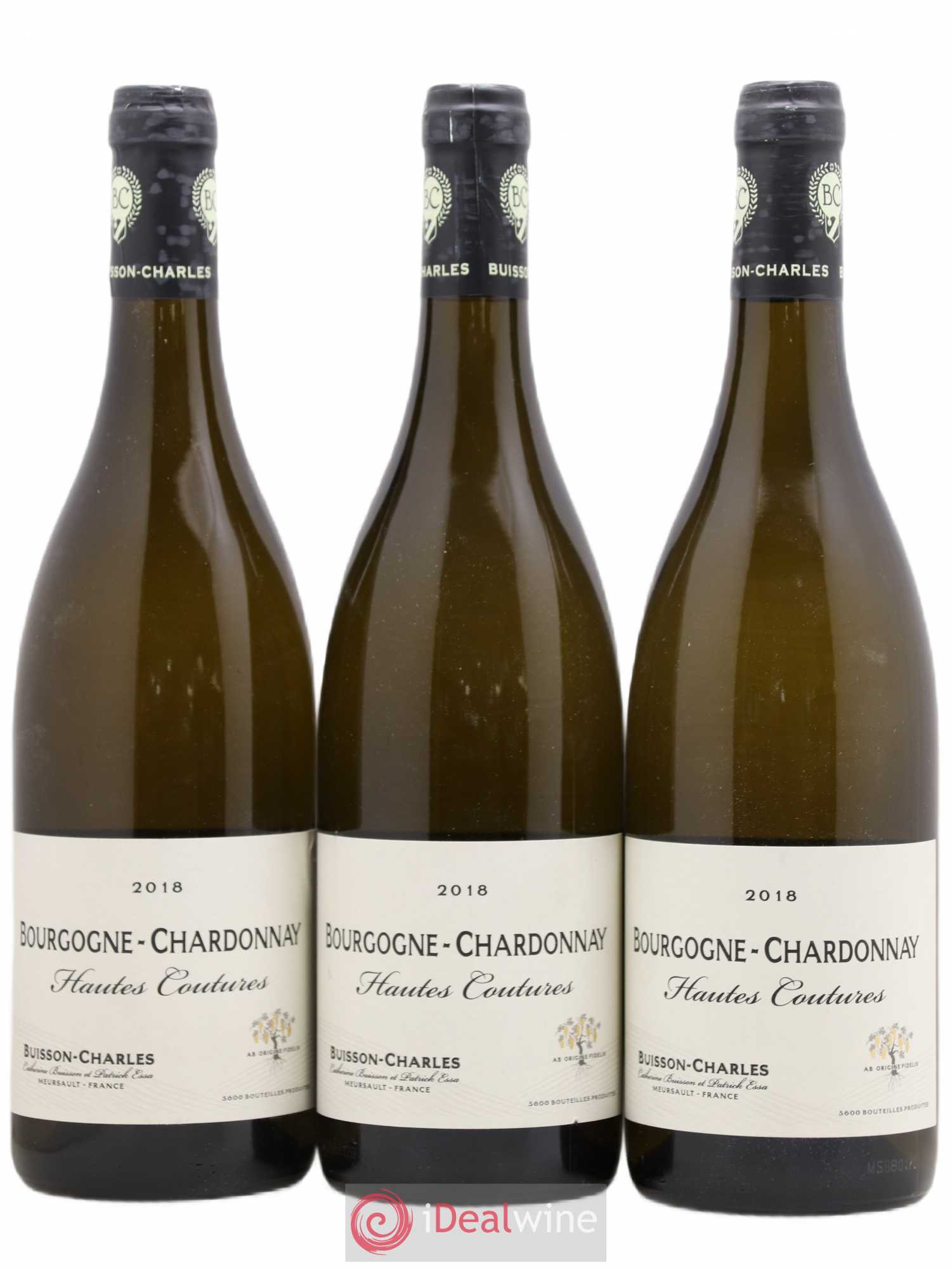Bourgogne Hautes Coutures Domaine Buisson Charles 2018 - Lot de 3 bouteilles - 0