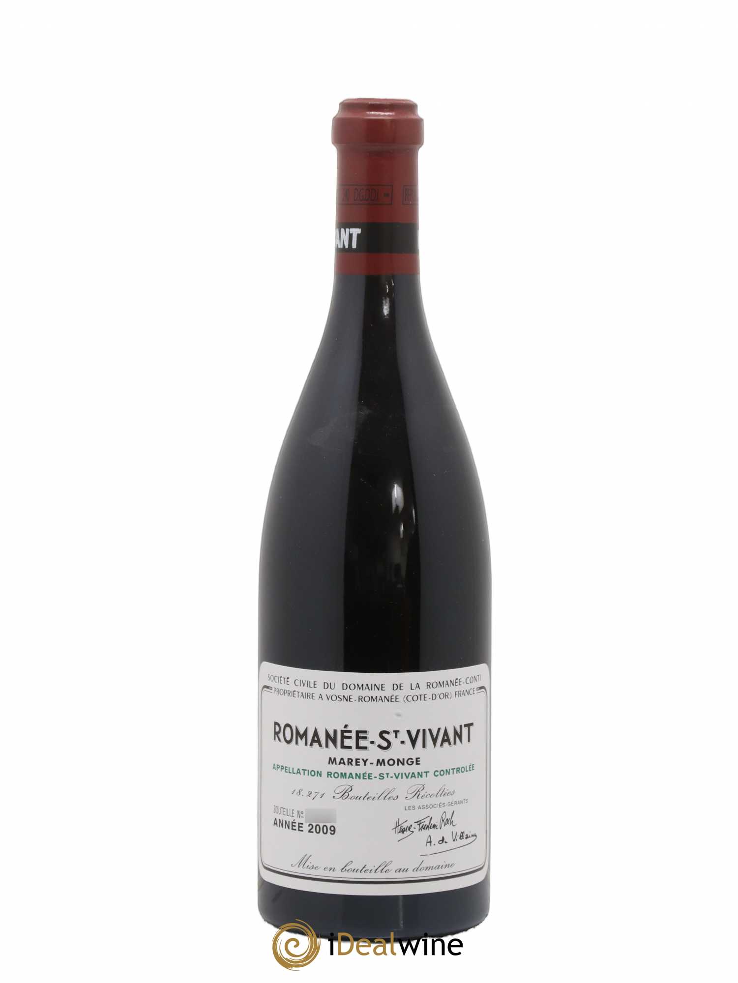 Romanée-Saint-Vivant Grand Cru Domaine de la Romanée-Conti 2009 - Lot de 1 bouteille - 0
