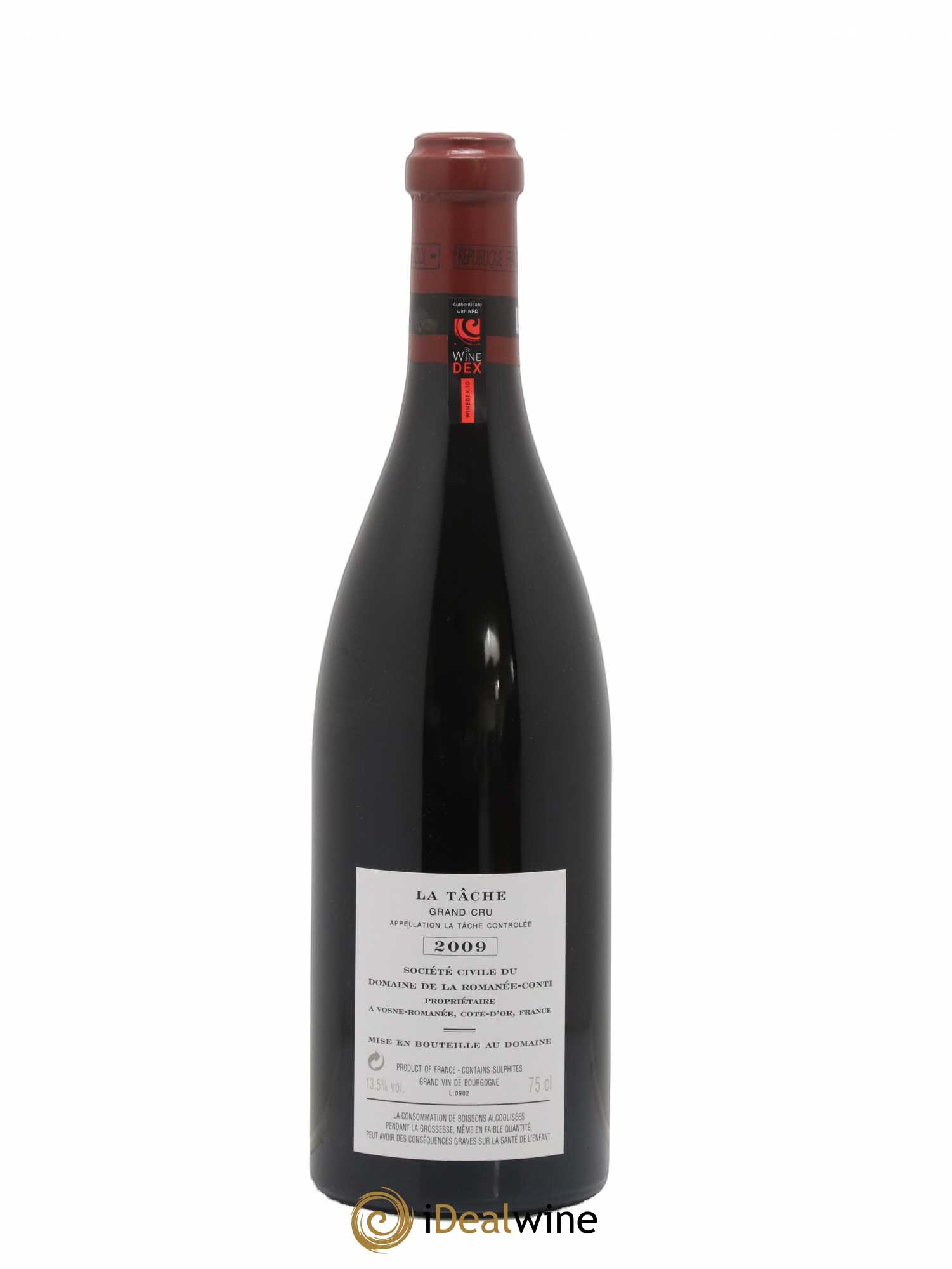 La Tâche Grand Cru Domaine de la Romanée-Conti 2009 - Lot de 1 bouteille - 1