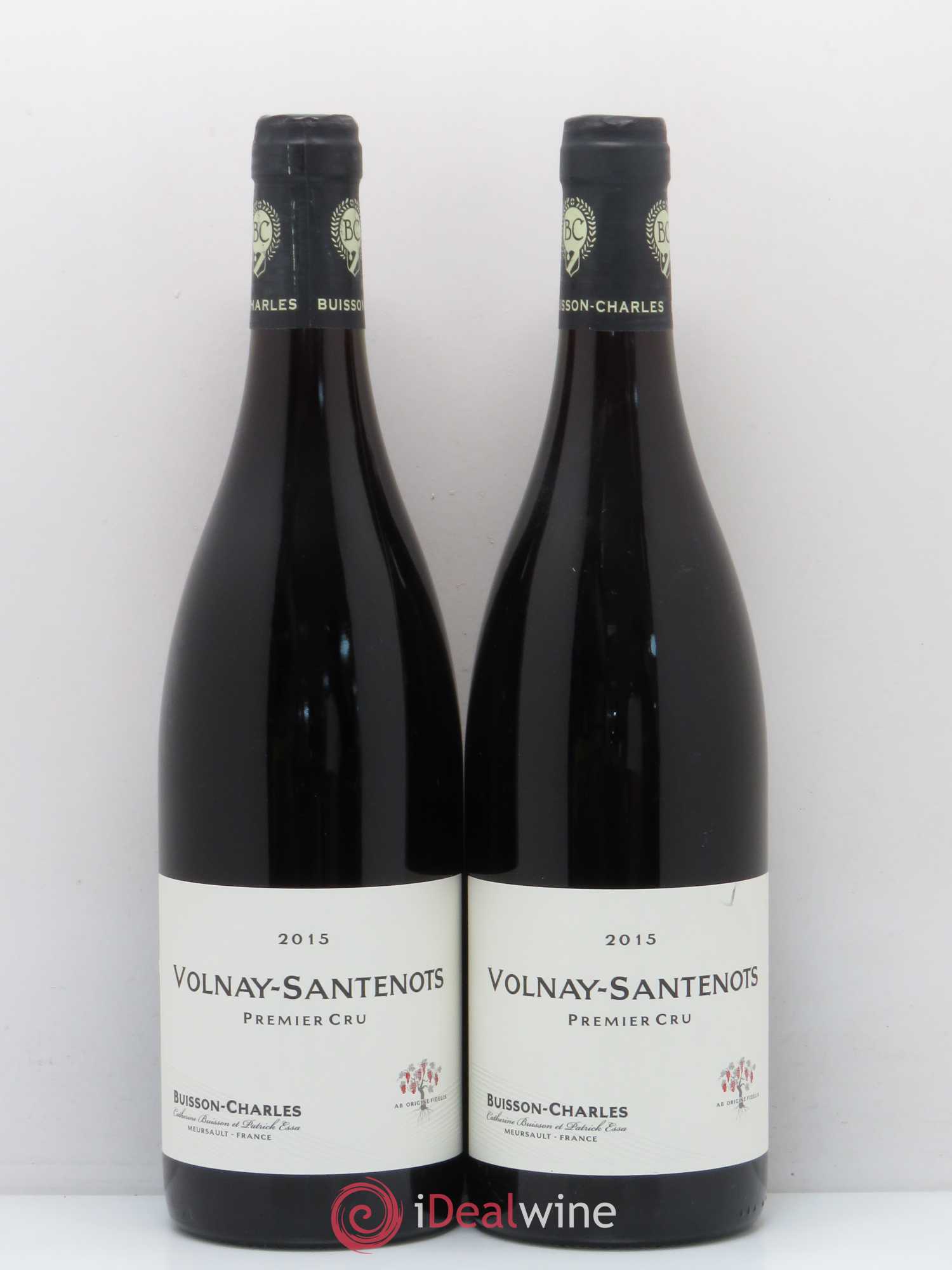 Volnay 1er Cru Santenots - Domaine Buisson Charles 2015 - Posten von 2 Flaschen - 0
