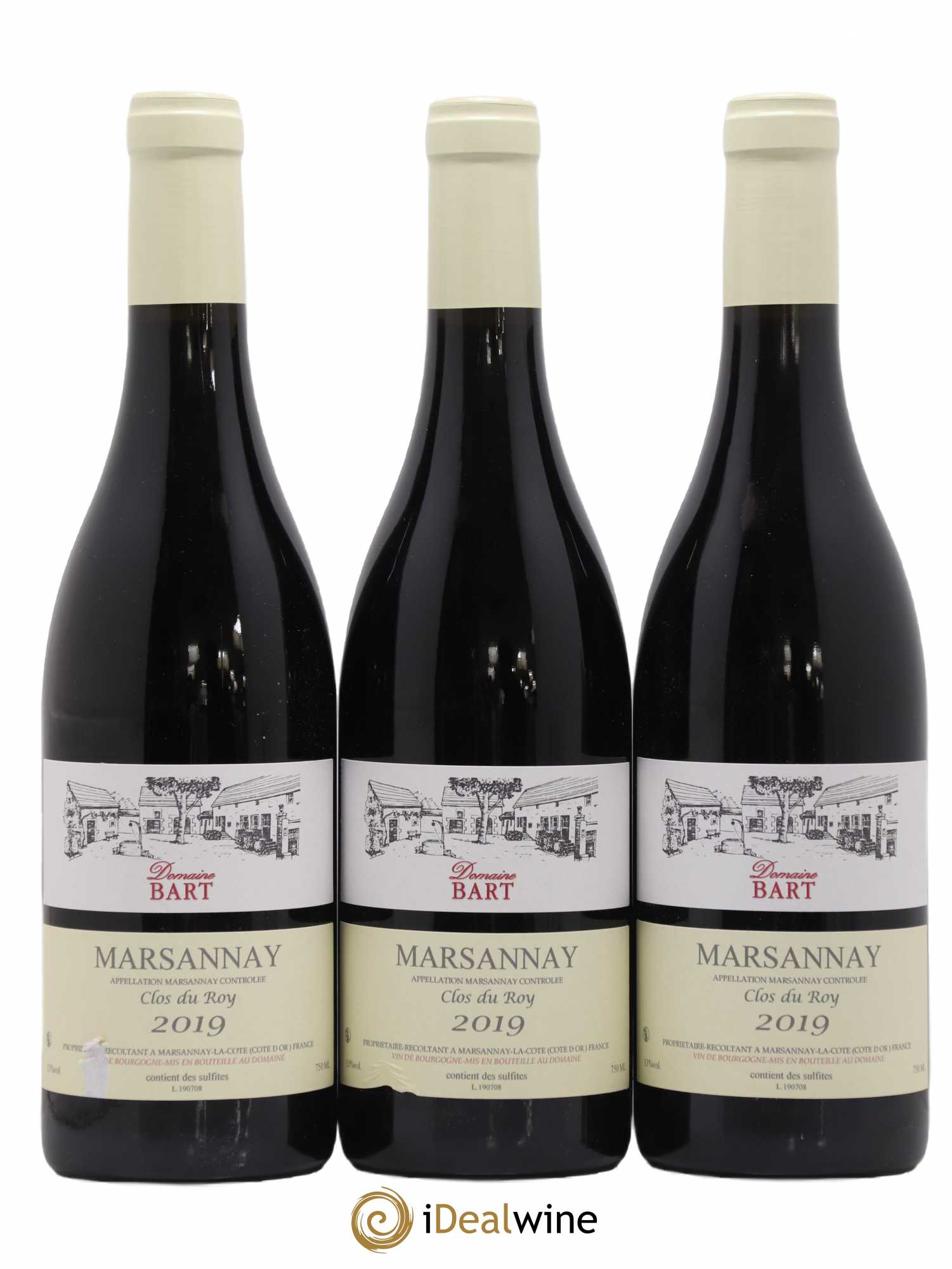 Marsannay Clos du Roy Domaine Bart 2019 - Posten von 3 Flaschen - 0