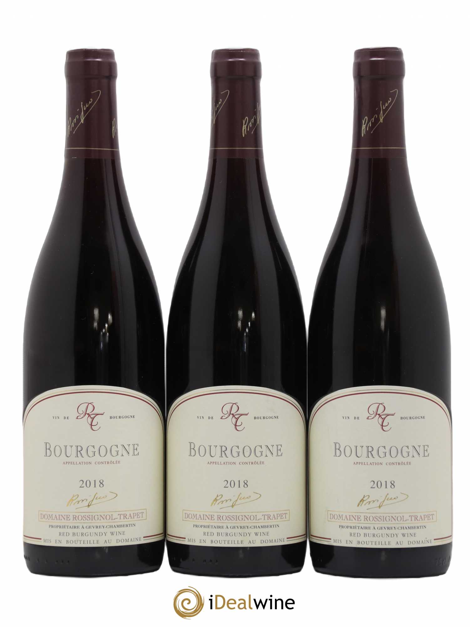 Bourgogne Rossignol-Trapet (Domaine) 2018 - Lot de 3 bouteilles - 0