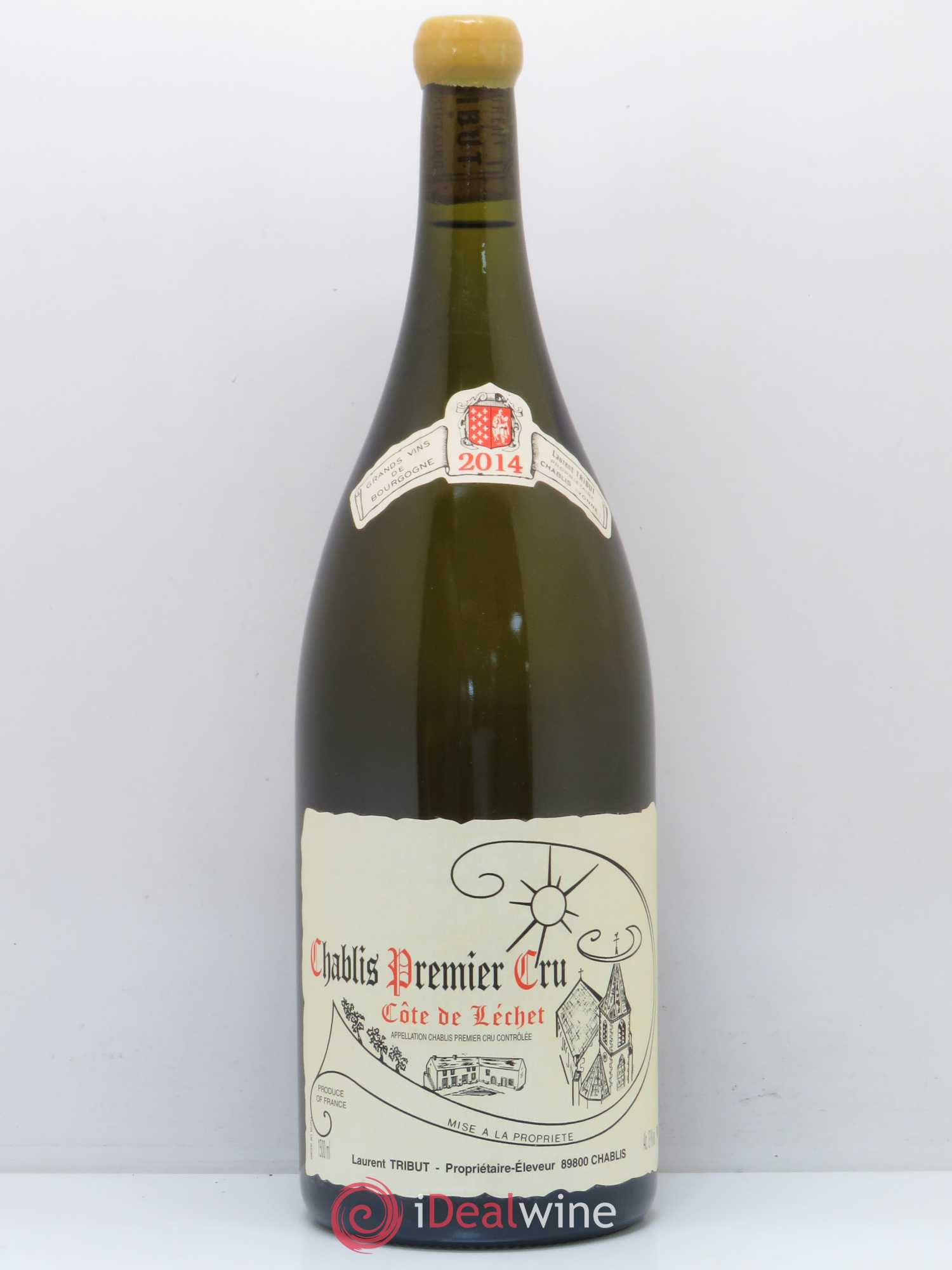 Chablis 1er Cru Côte De Lechet Domaine Laurent Tribu 2014 - Posten von 1 Magnum - 0