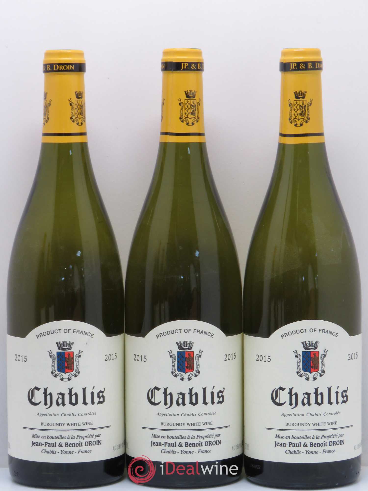 Chablis Domaine Droin 2015 - Posten von 6 Flaschen - 1