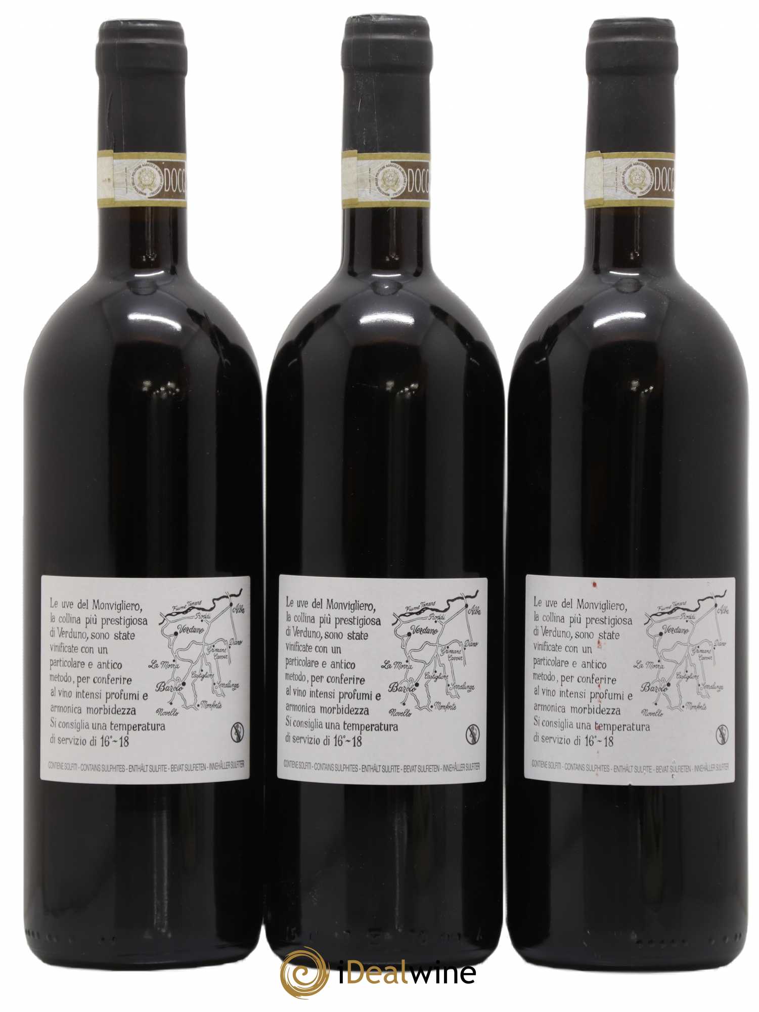 Barolo DOCG Monvigliero Comm. Giovan Battista Burlotto 2013 - Lot de 3 bouteilles - 1