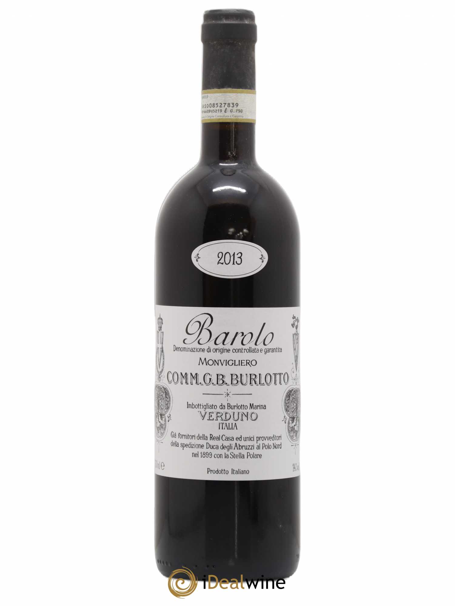 Barolo DOCG Monvigliero Comm. Giovan Battista Burlotto 2013 - Lot de 1 bouteille - 0