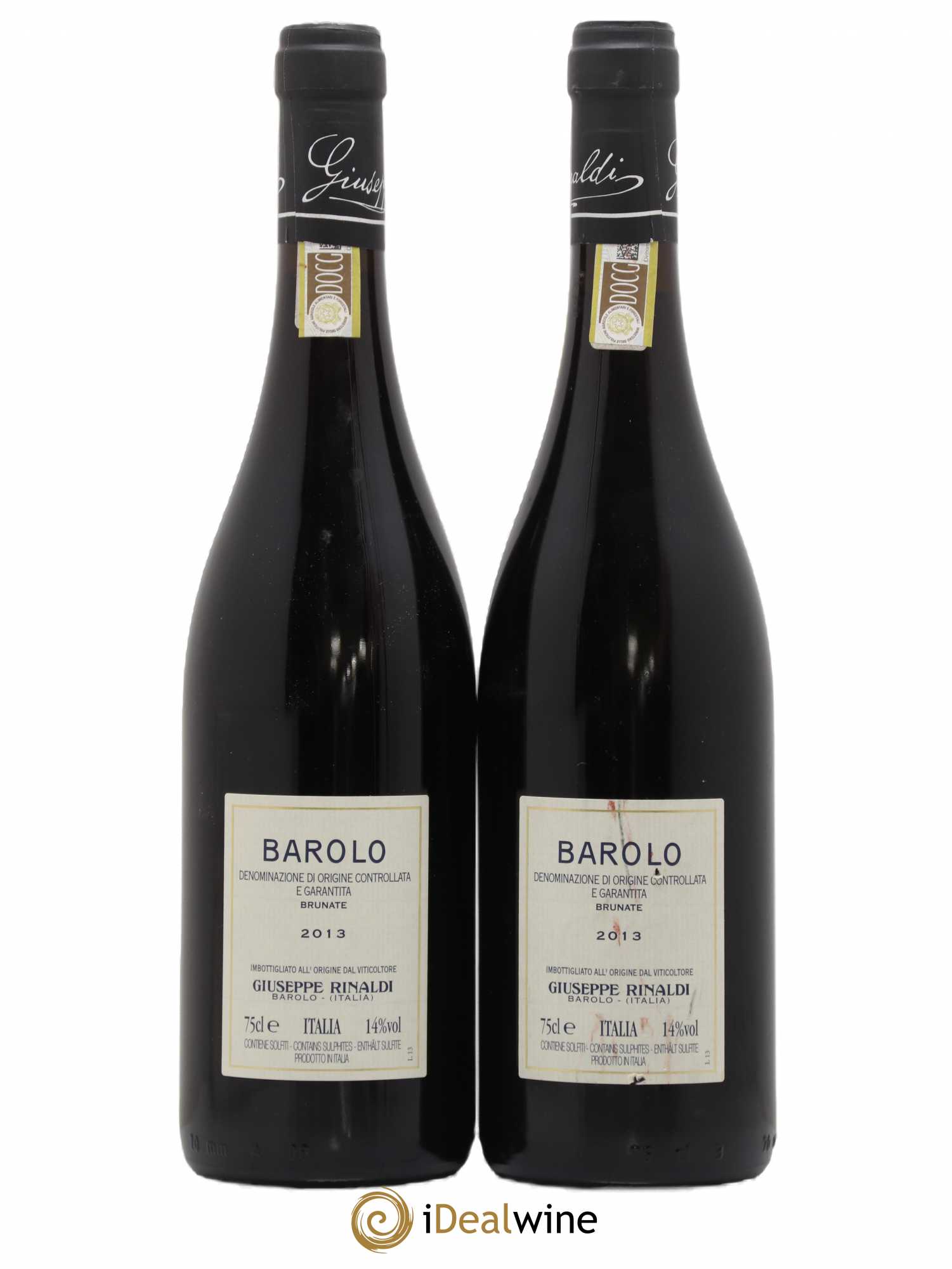 Barolo DOCG Brunate Giuseppe Rinaldi 2013 - Lot de 2 bouteilles - 1