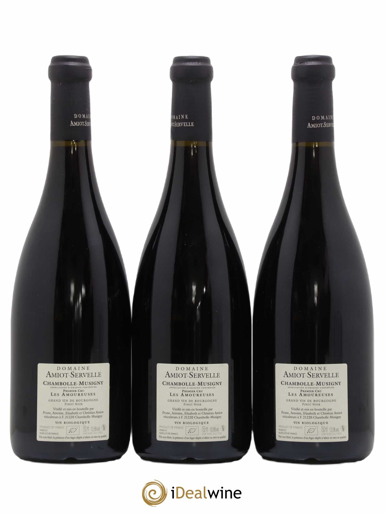 Chambolle-Musigny 1er Cru Les Amoureuses Amiot-Servelle 2019 - Lot de 3 bouteilles - 1
