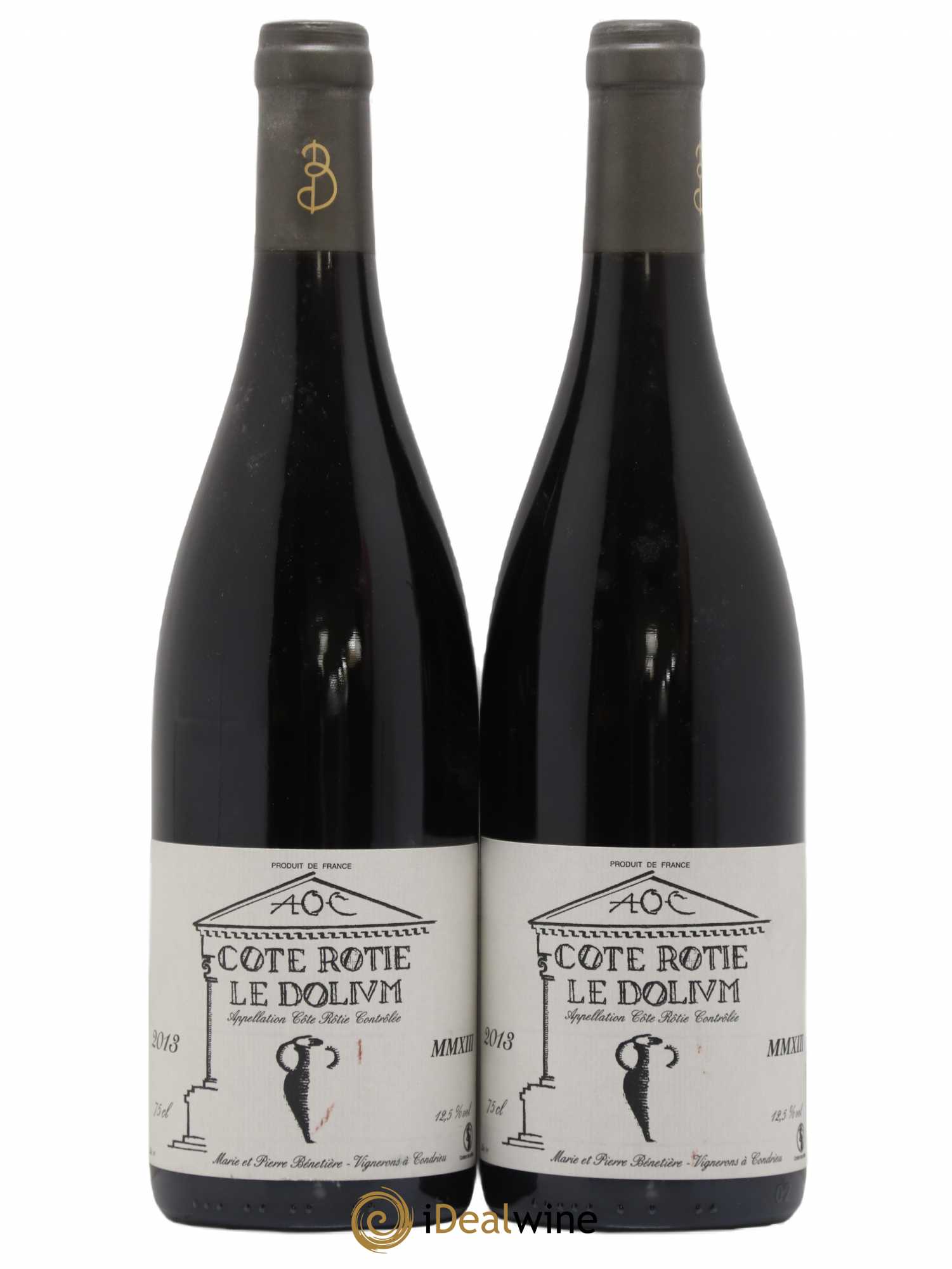 Côte-Rôtie Le Dolium Marie et Pierre Bénetière (Domaine) 2013 - Lot de 2 bouteilles - 0