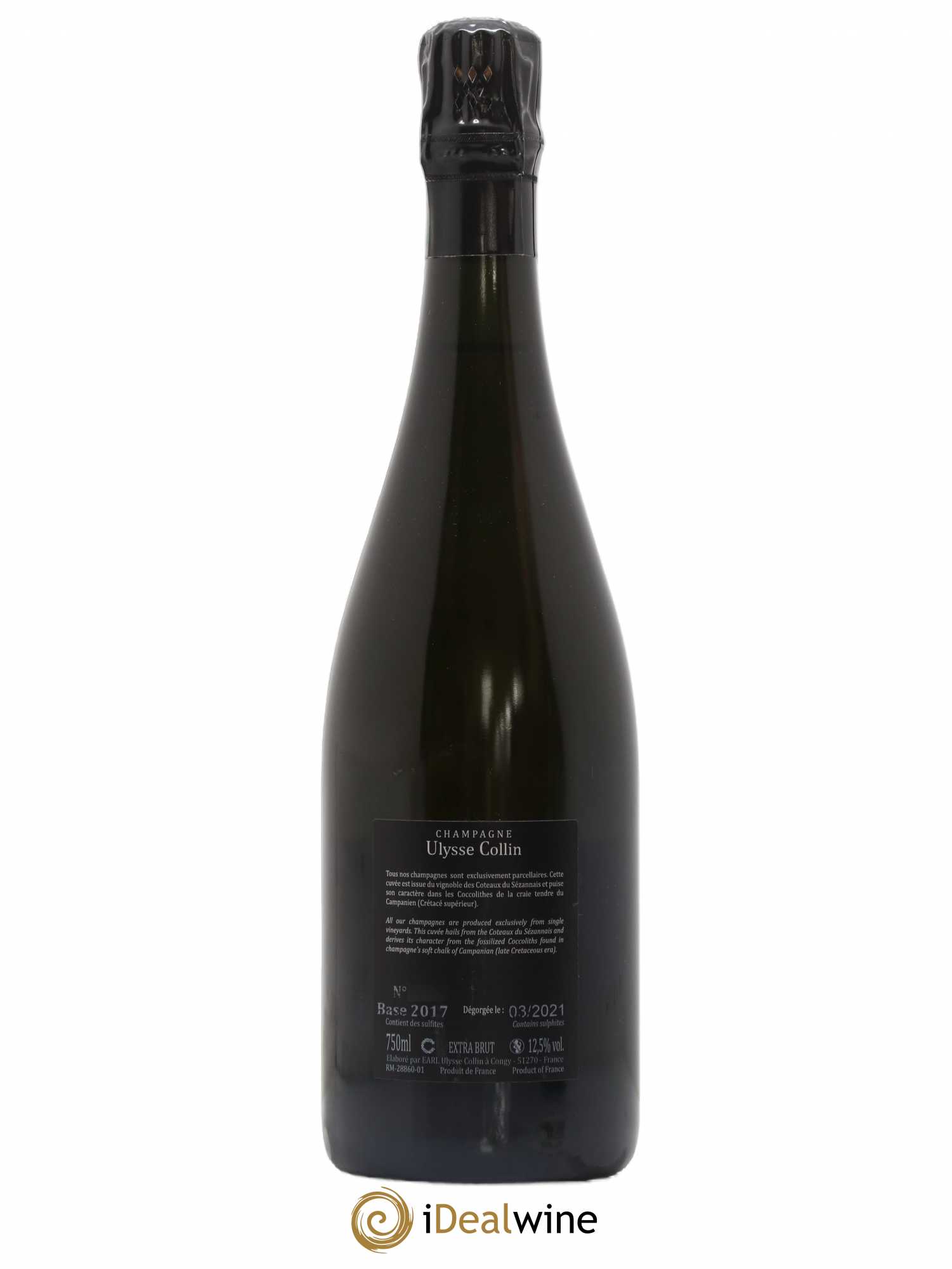 Les Maillons Blanc de Noirs Extra-Brut Ulysse Collin - Lot de 1 bouteille - 1