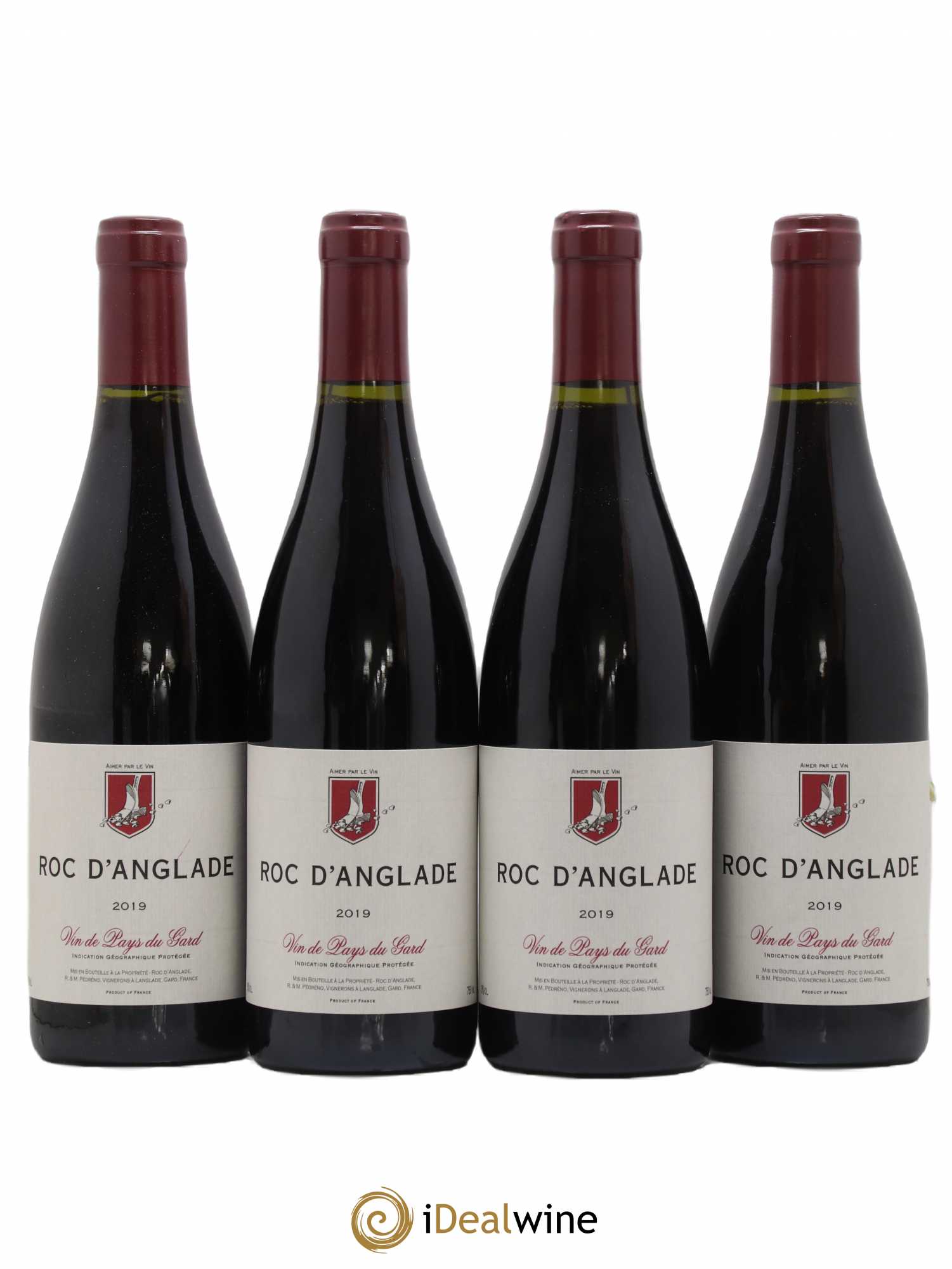 Gard Roc d'Anglade Rémy Pédréno 2019 - Lot of 4 bottles - 0