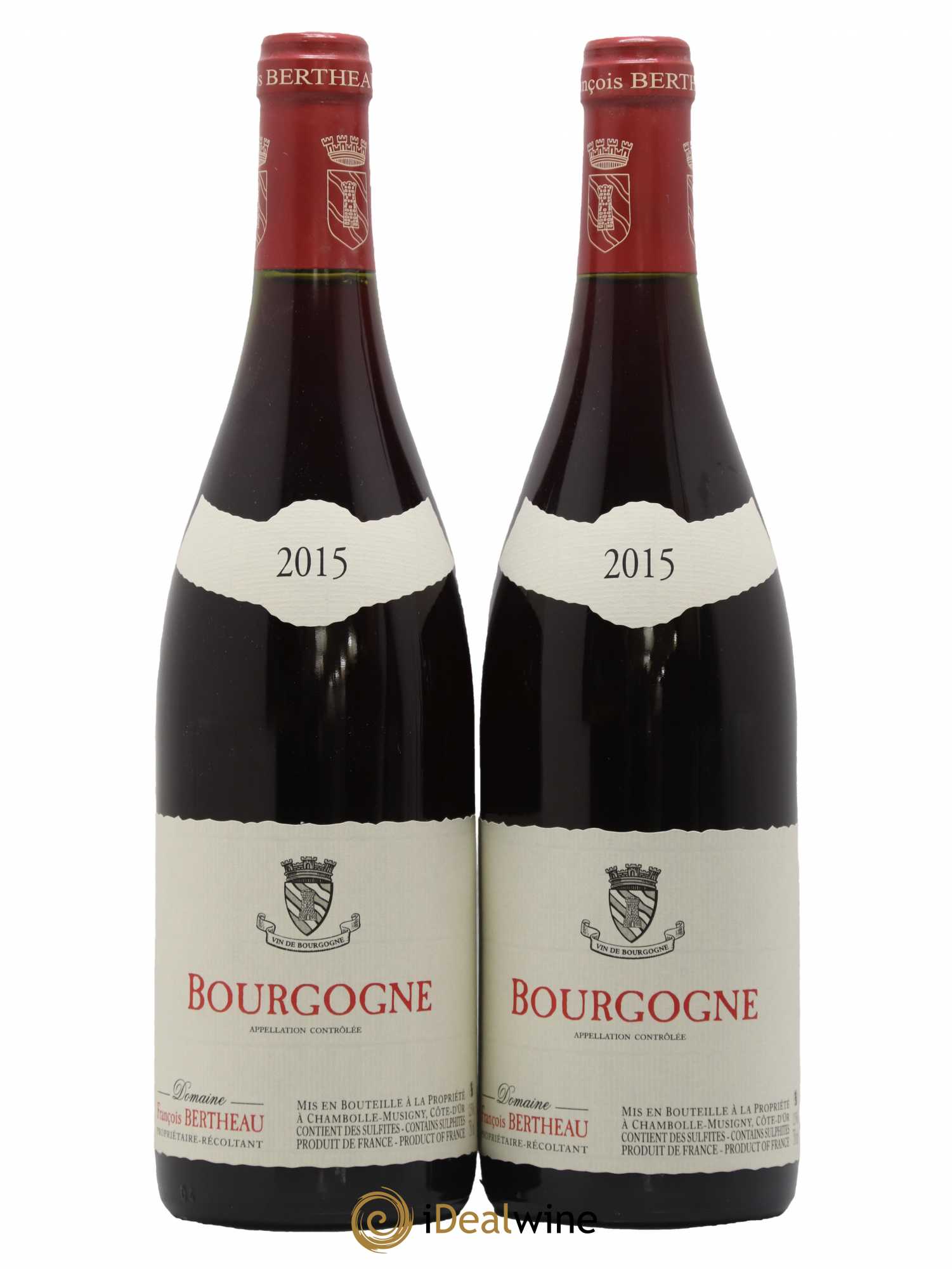 Bourgogne Domaine Bertheau 2015 - Lot de 2 bouteilles - 0