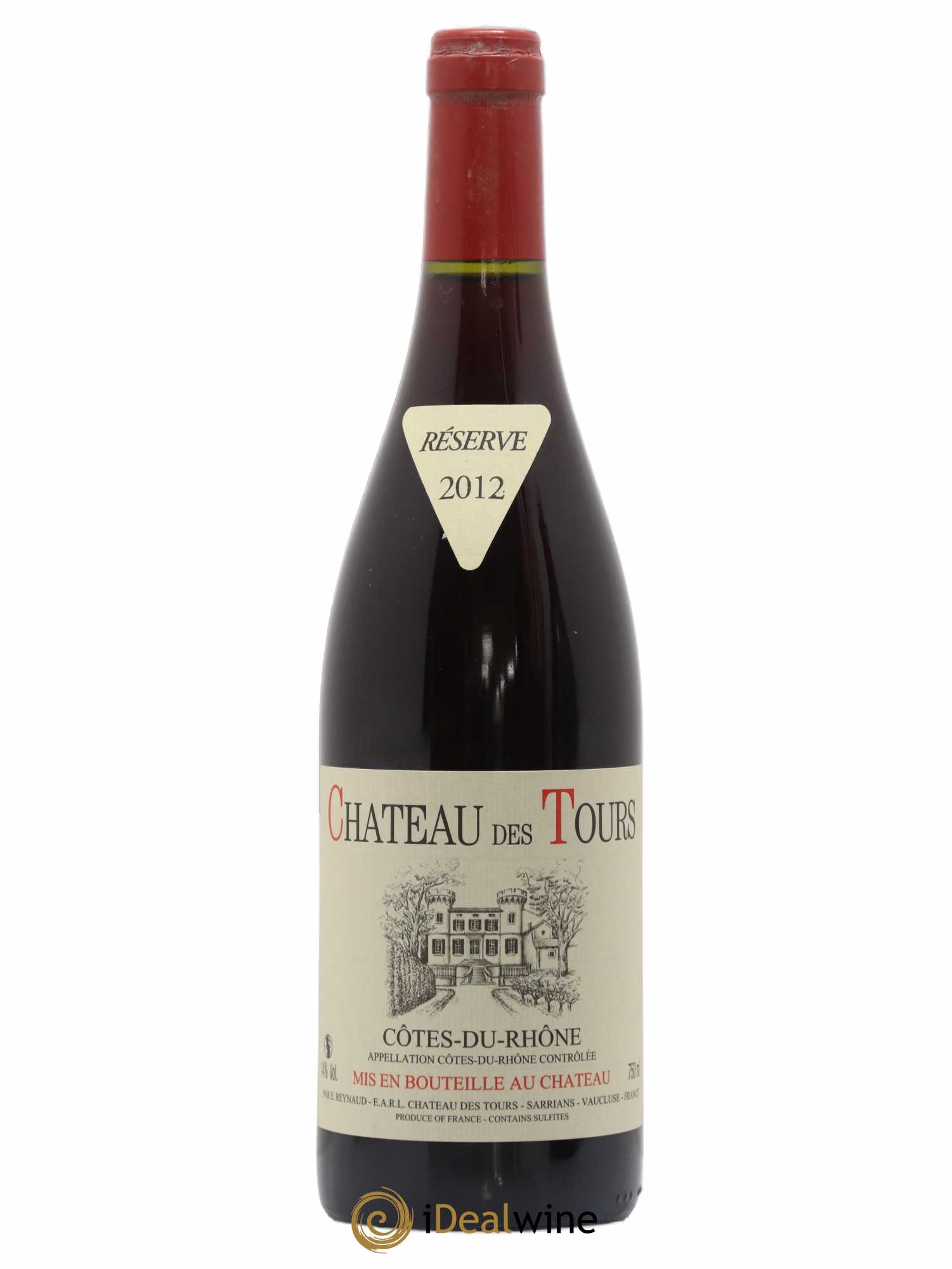 Côtes-du-Rhône Château des Tours Emmanuel Reynaud 2012 - Lot de 1 bouteille - 0