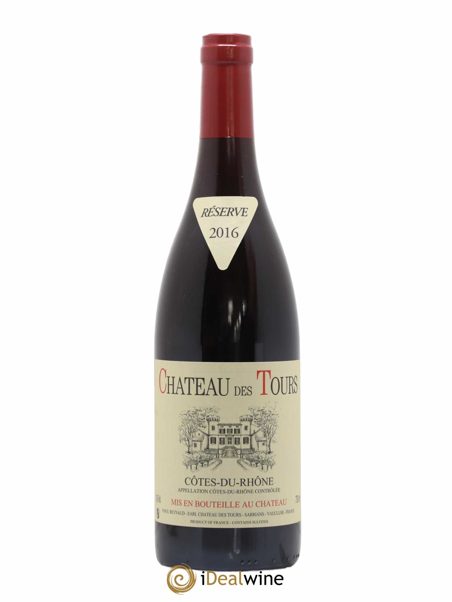 Côtes-du-Rhône Château des Tours Emmanuel Reynaud 2016 - Lot de 1 bouteille - 0
