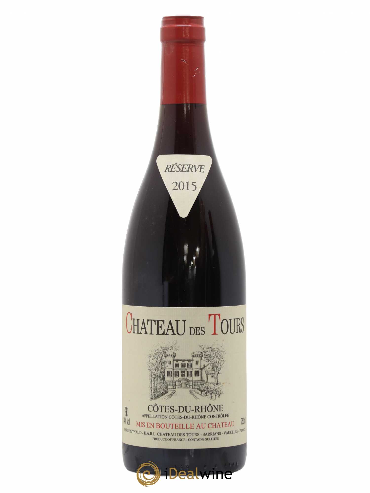 Côtes-du-Rhône Château des Tours Emmanuel Reynaud 2015 - Lot de 1 bouteille - 0