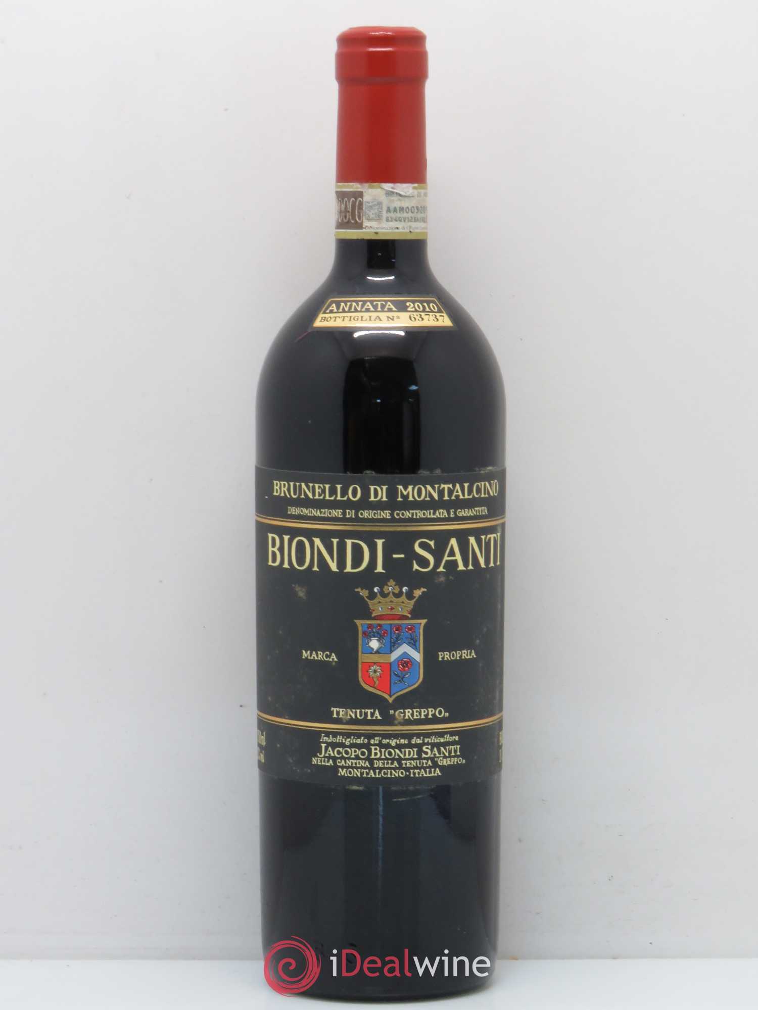 Brunello di Montalcino Biondi Santi Tenuta Greppo 2010 - Posten von 1 Flasche - 0