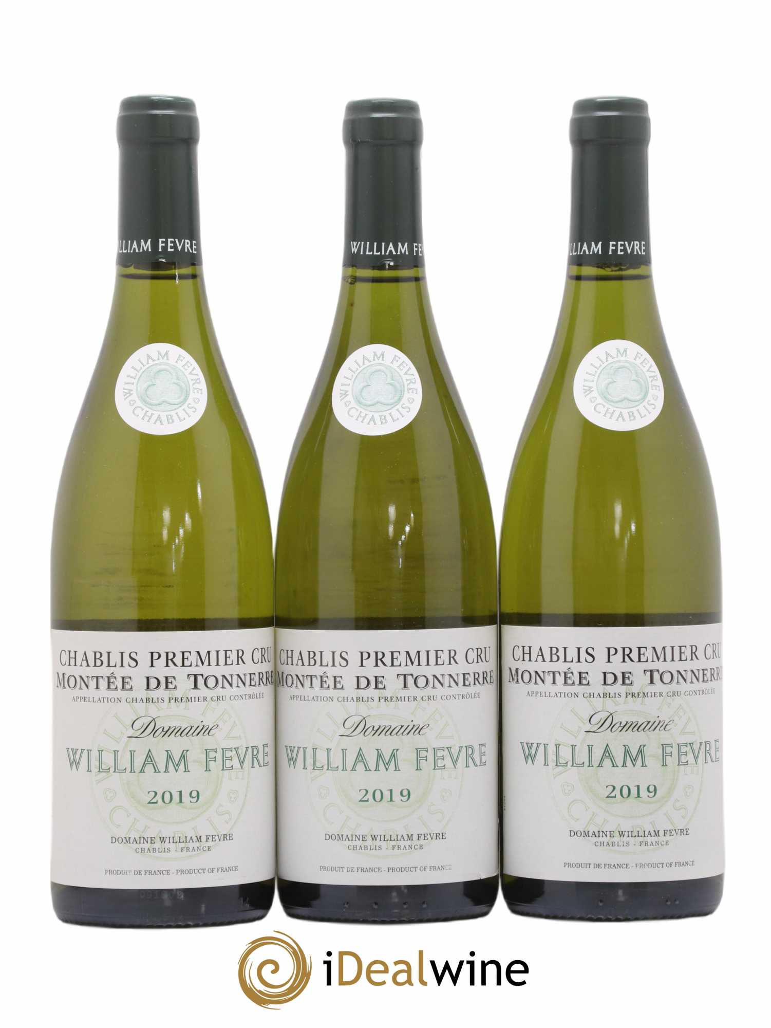 Chablis 1er Cru Montée de Tonnerre William Fèvre 2019 - Lot de 3 bouteilles - 0