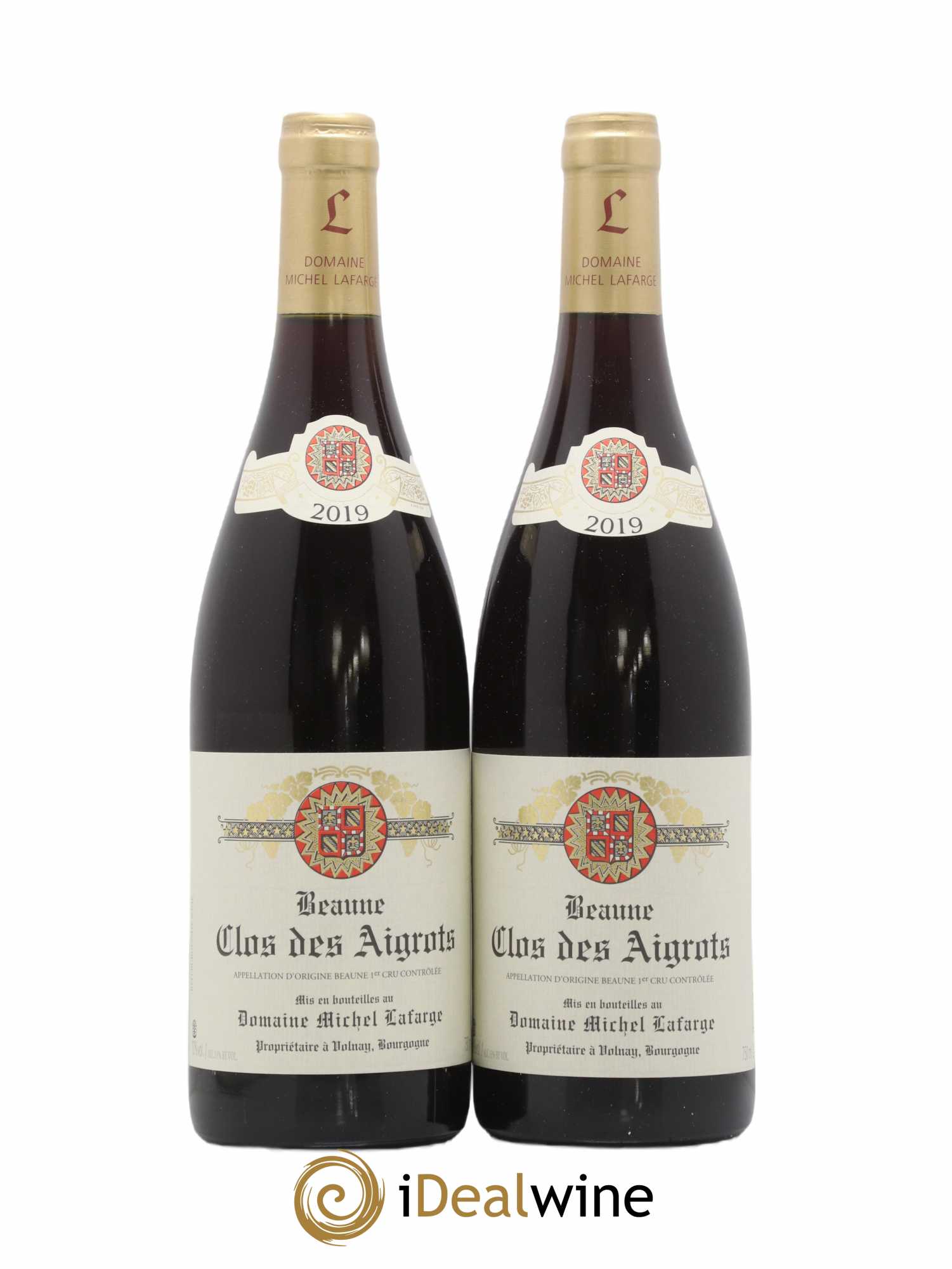 Beaune 1er Cru Les Aigrots Lafarge (Domaine) 2019 - Lot de 2 bouteilles - 0