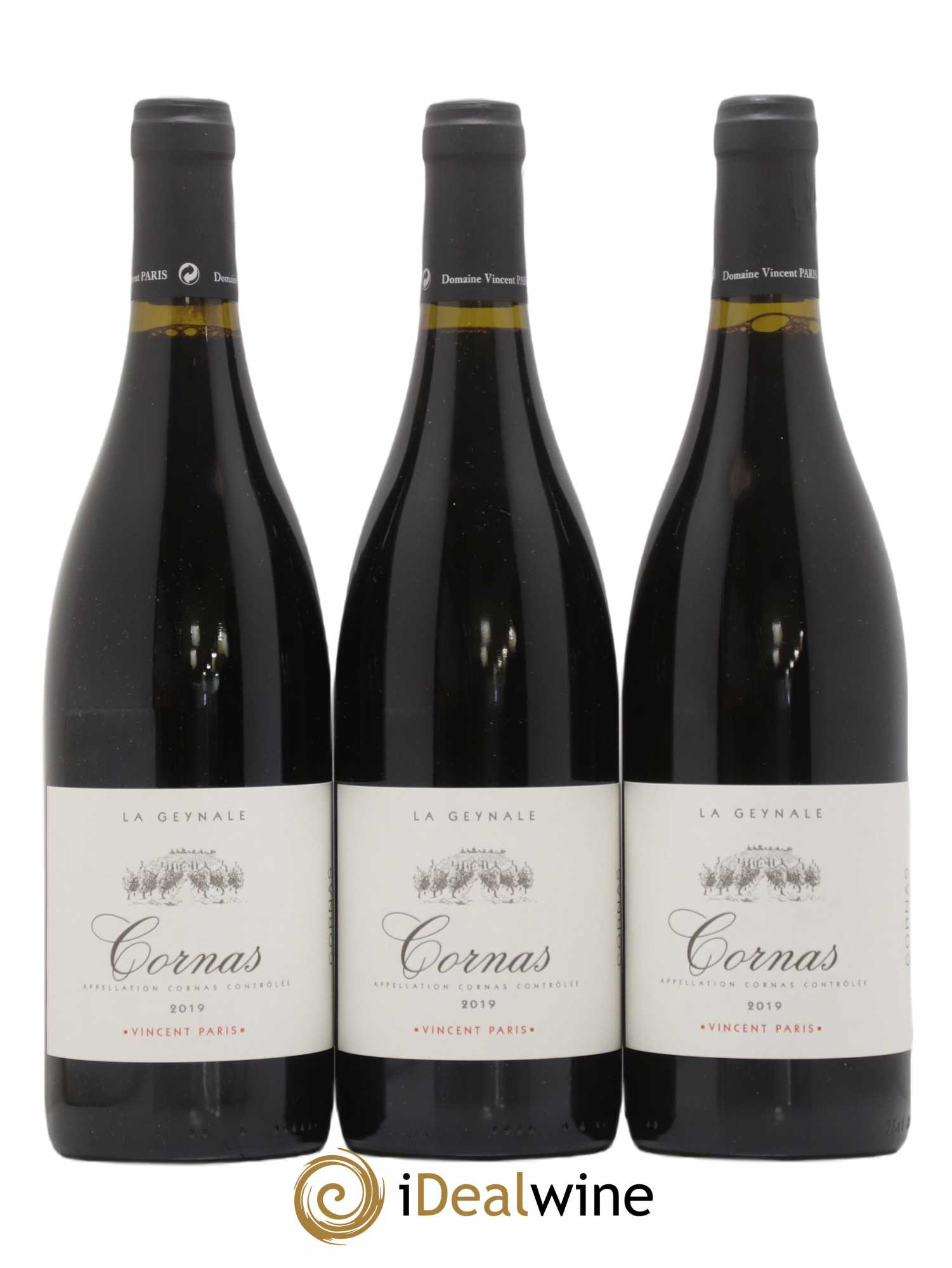 Cornas La Geynale Vincent Paris 2019 - Lot de 3 bouteilles - 0