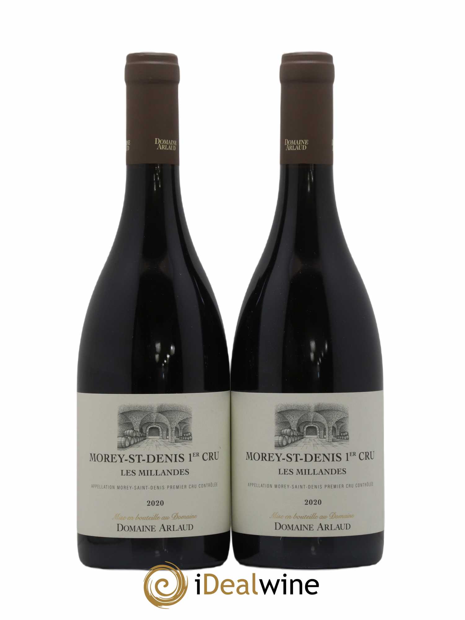 Morey-Saint-Denis 1er Cru Les Millandes Arlaud 2020 - Lot de 2 bouteilles - 0