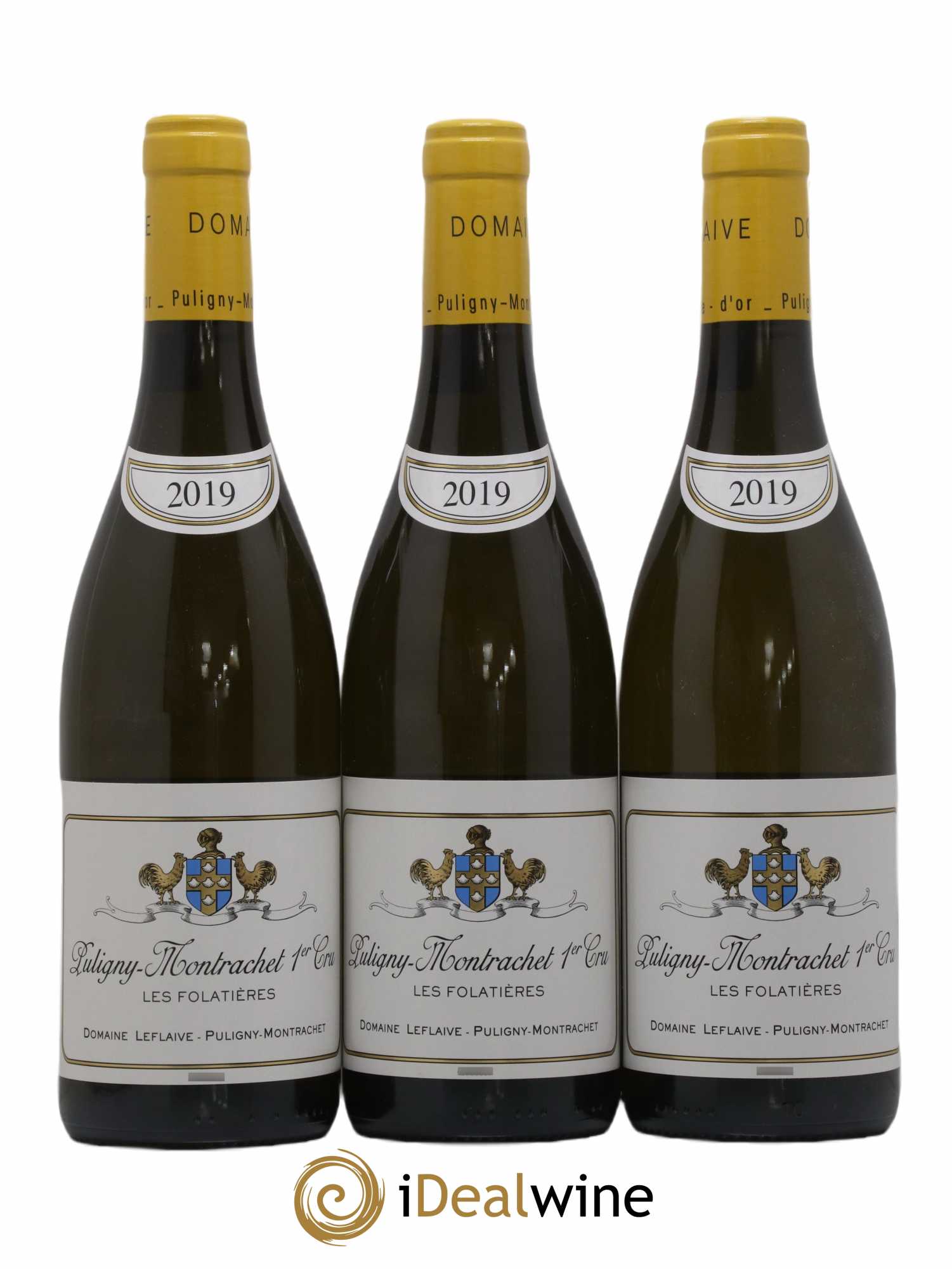 Puligny-Montrachet 1er Cru Les Folatières Leflaive (Domaine) 2019 - Lot de 3 bouteilles - 0