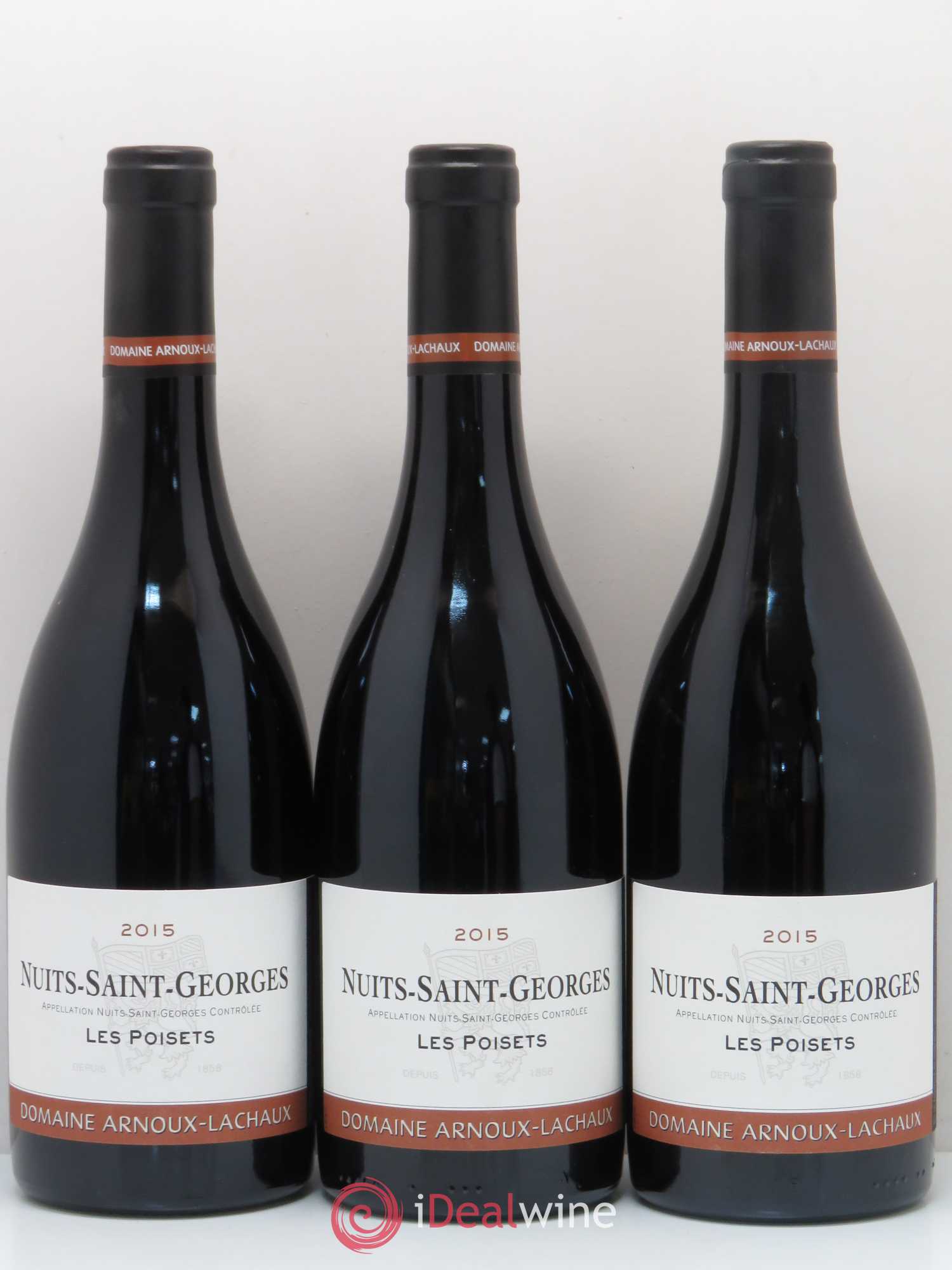 Nuits-Saint-Georges Les Poisets Domaine Arnoux Lachaux 2015 - Posten von 3 Flaschen - 0