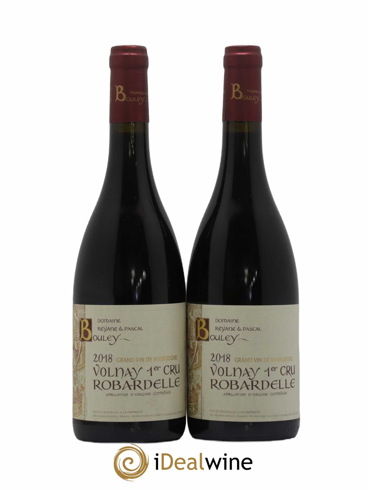 Volnay 1er Cru Les Robardelles Domaine Bouley 2018 - Lot of 2 bottles - 0