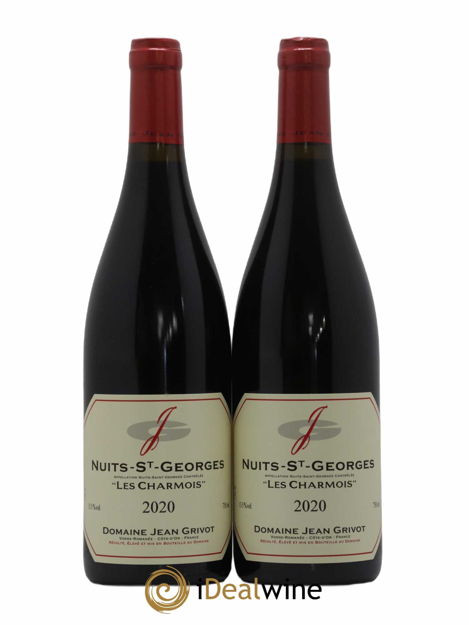 Nuits-Saint-Georges Les Charmois Jean Grivot 2020 - Lot de 2 bouteilles - 0