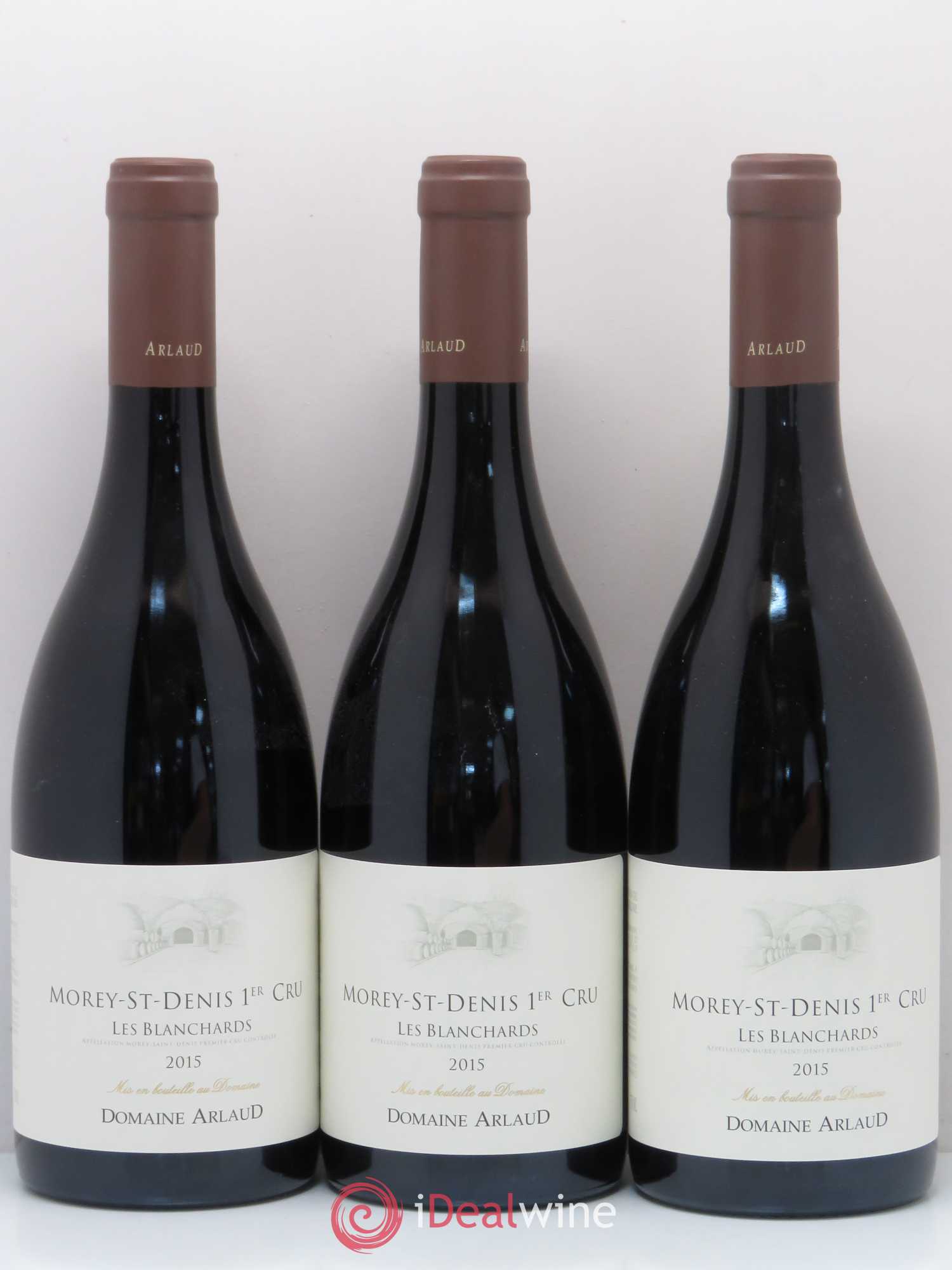 Morey-Saint-Denis 1er Cru Les Blanchards Arlaud 2015 - Lot de 3 bouteilles - 0