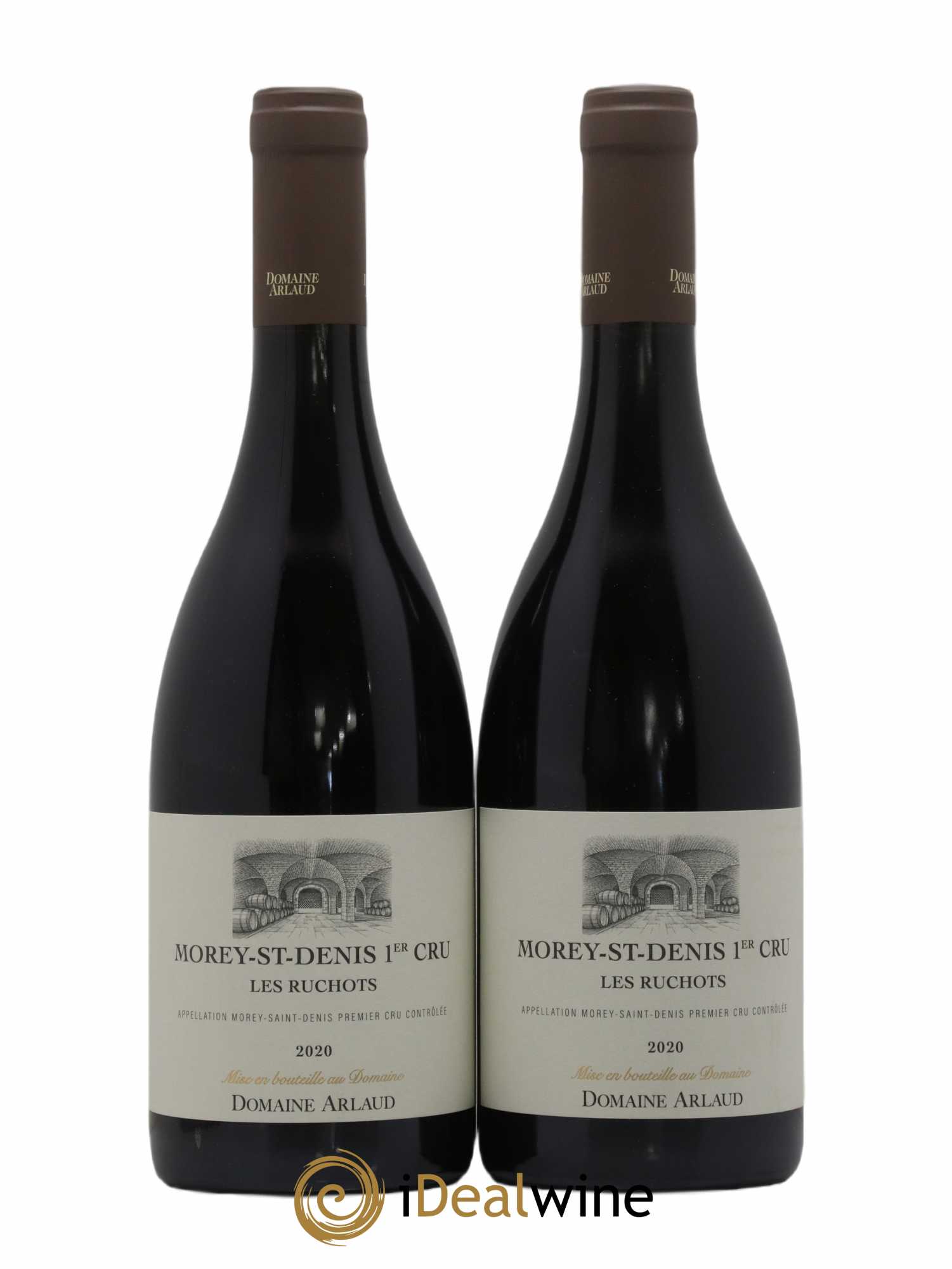 Morey-Saint-Denis 1er Cru Les Ruchots Arlaud 2020 - Lot de 2 bouteilles - 0