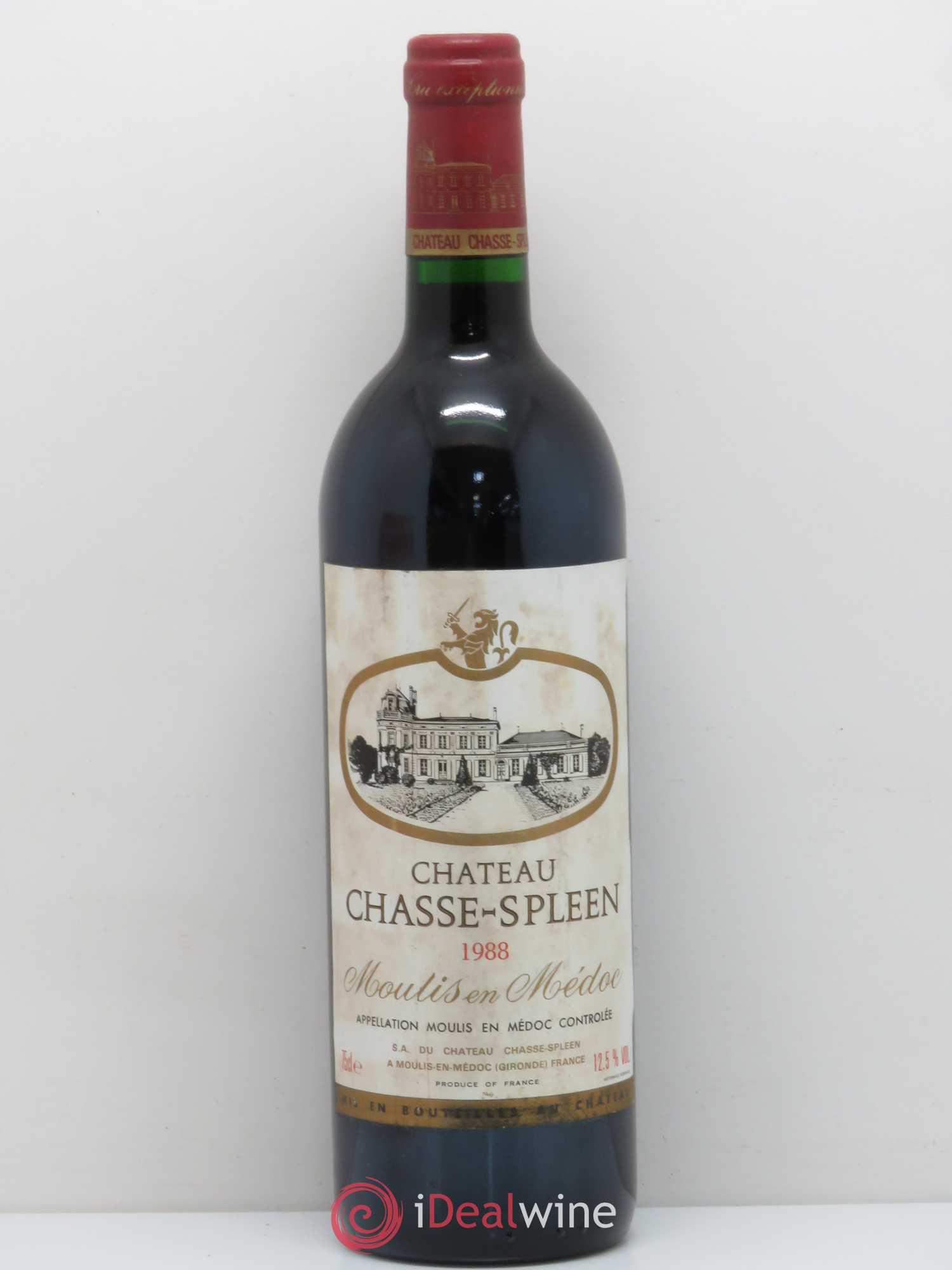 Château Chasse Spleen 1988 - Lot de 1 bouteille - 0