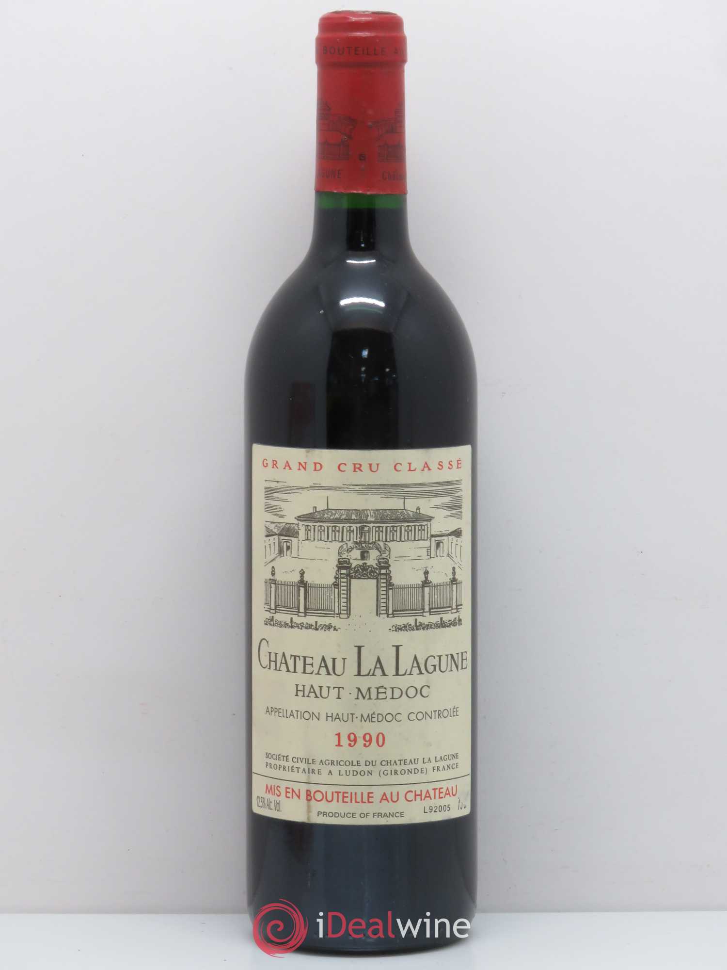 Château la Lagune 3ème Grand Cru Classé 1990 - Lot de 1 bouteille - 0