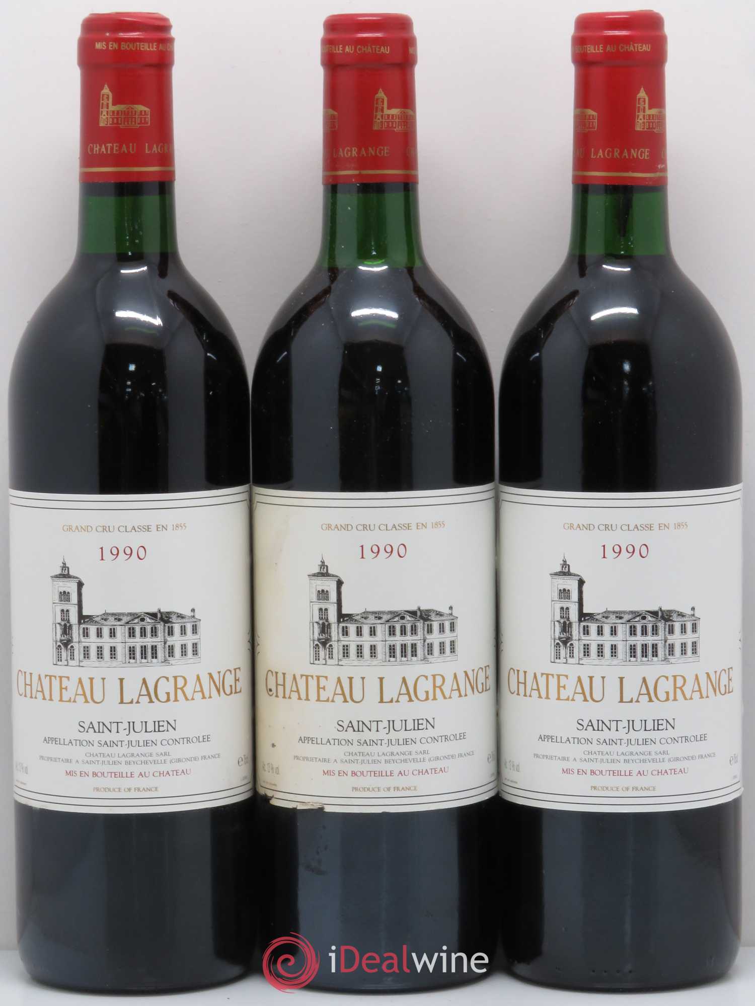 Château Lagrange 3ème Grand Cru Classé 1990 - Lot de 12 bouteilles - 1