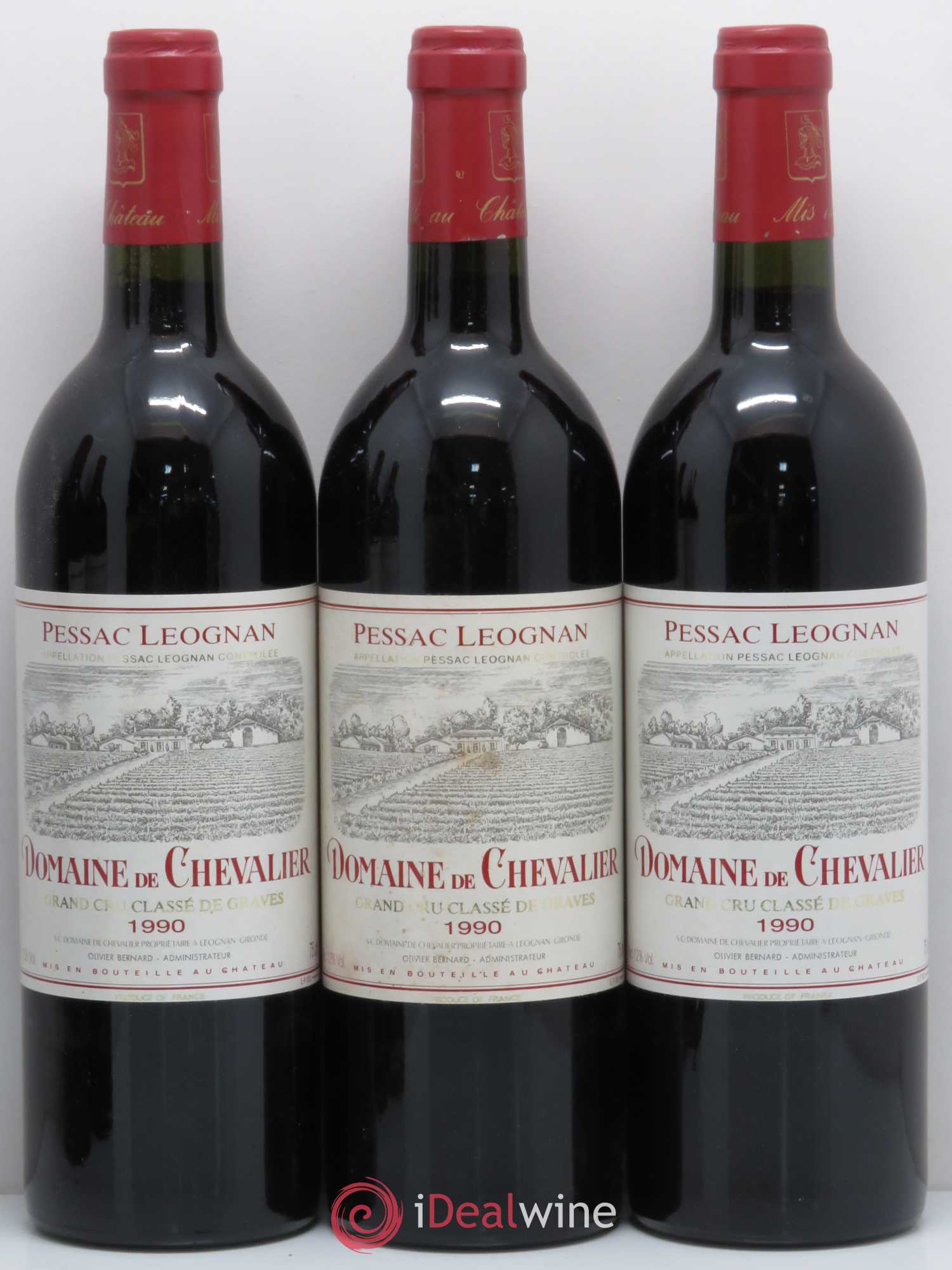Domaine de Chevalier Cru Classé de Graves 1990 - Lot de 5 bouteilles - 1