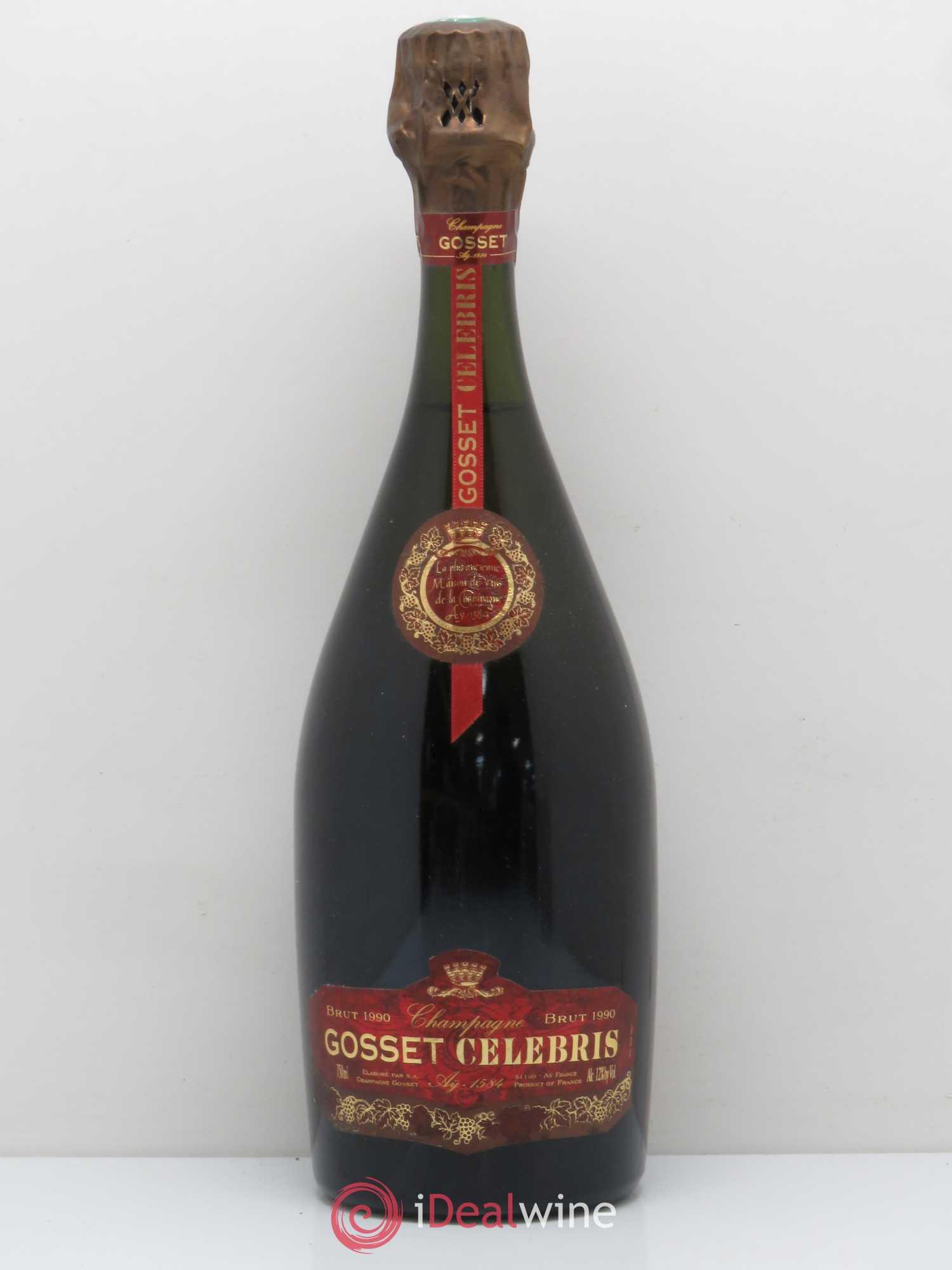 Champagne Gosset Celebris 1990 - Posten von 1 Flasche - 0