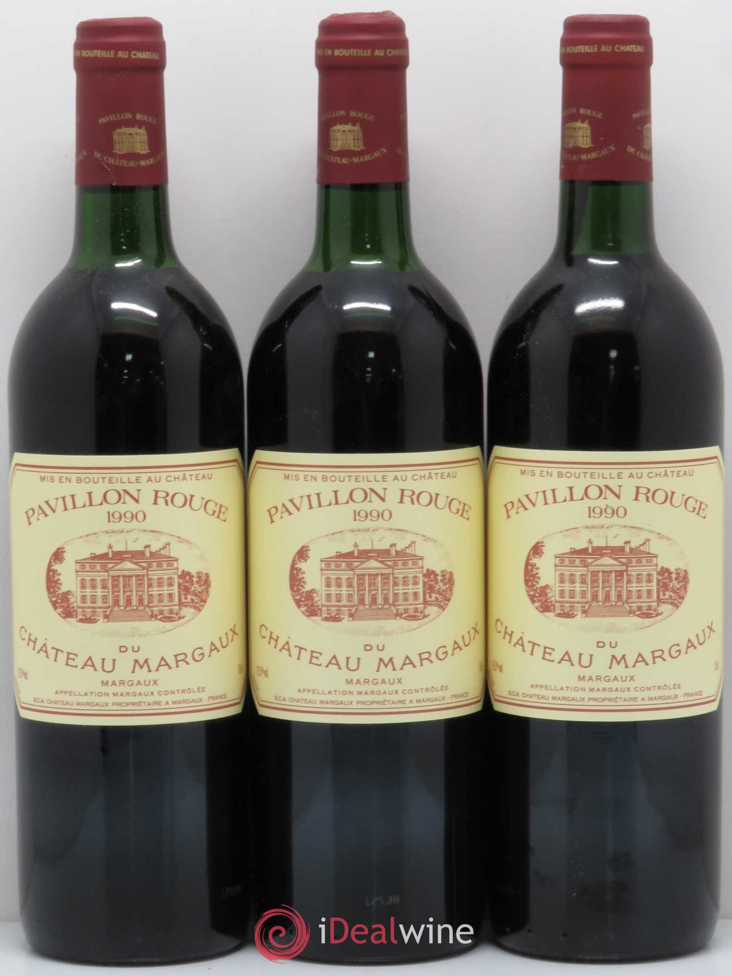 Pavillon Rouge du Château Margaux Second Vin 1990 - Lot de 12 bouteilles - 2