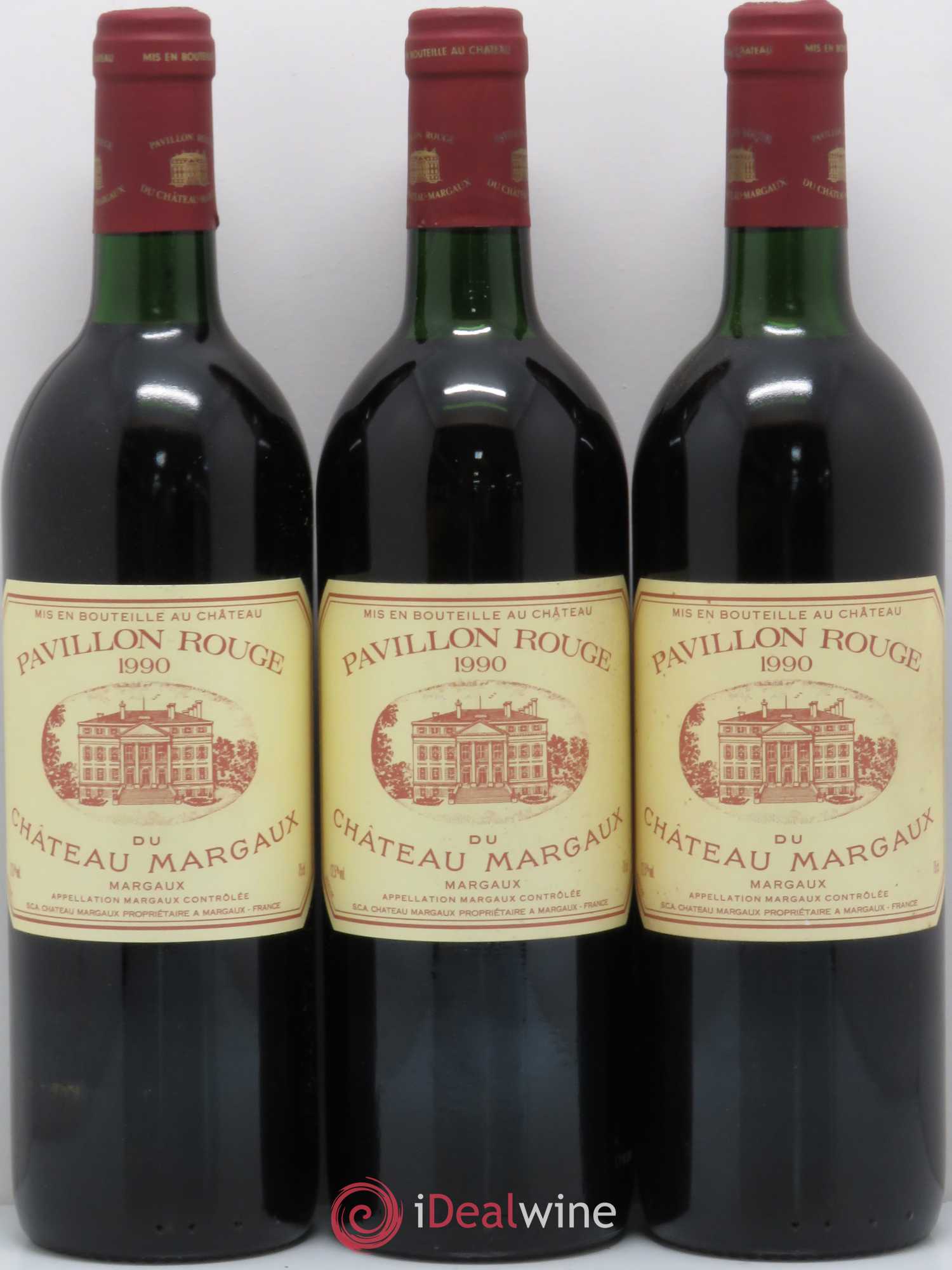 Pavillon Rouge du Château Margaux Second Vin 1990 - Lot de 12 bouteilles - 2
